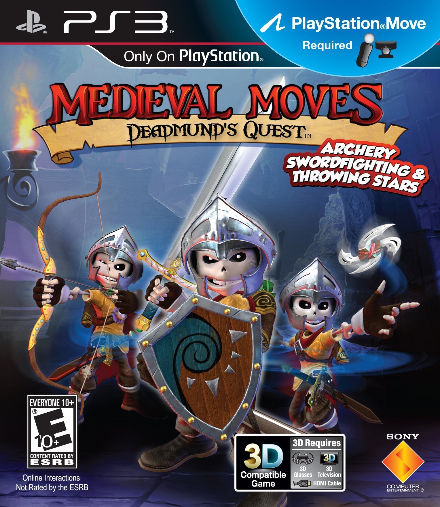 Medieval Moves Deadmund's Quest PS3 PlayStation 3 AD - Very Good