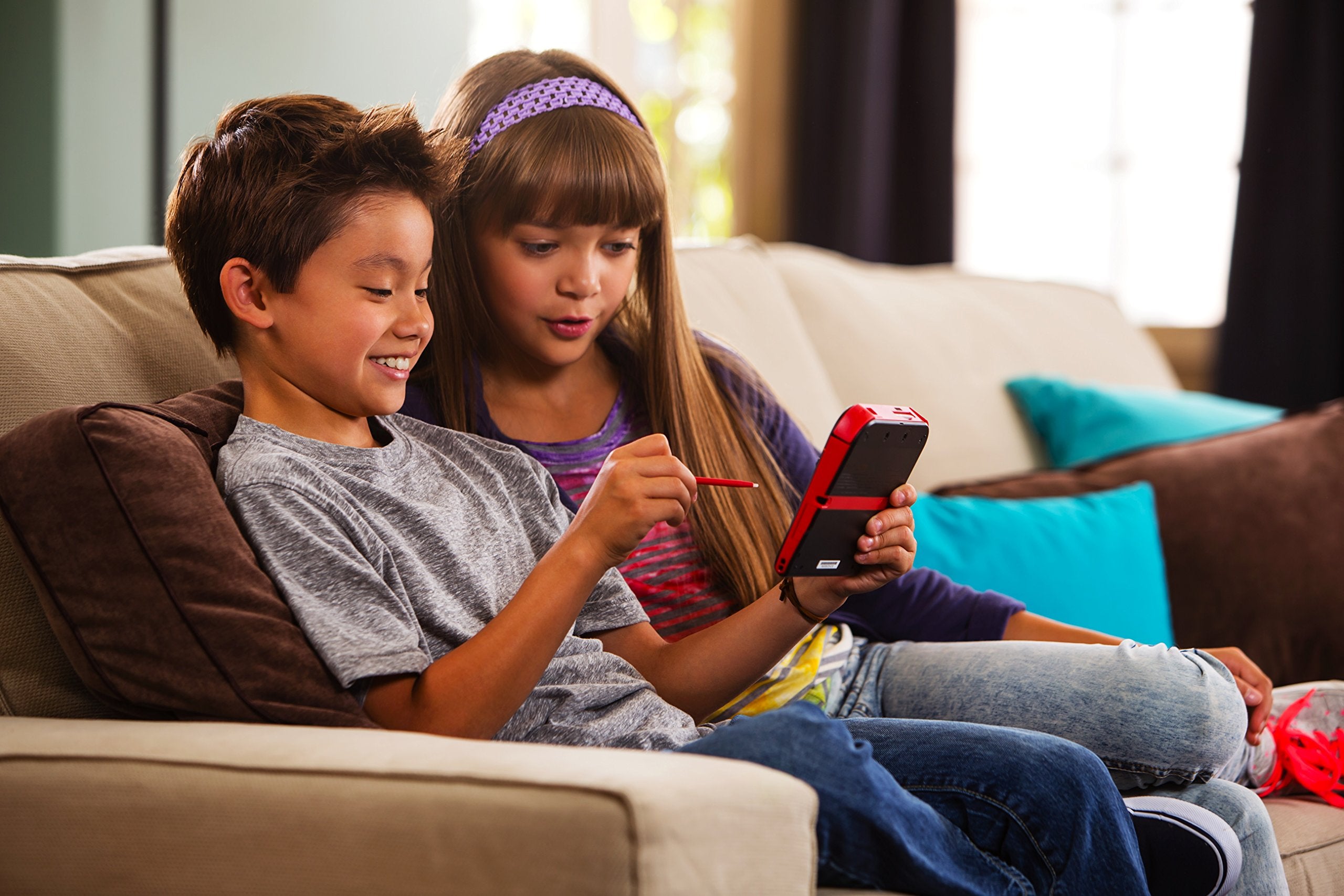 Nintendo 2DS Console - Electric Blue - Boxed - See Pics - Good