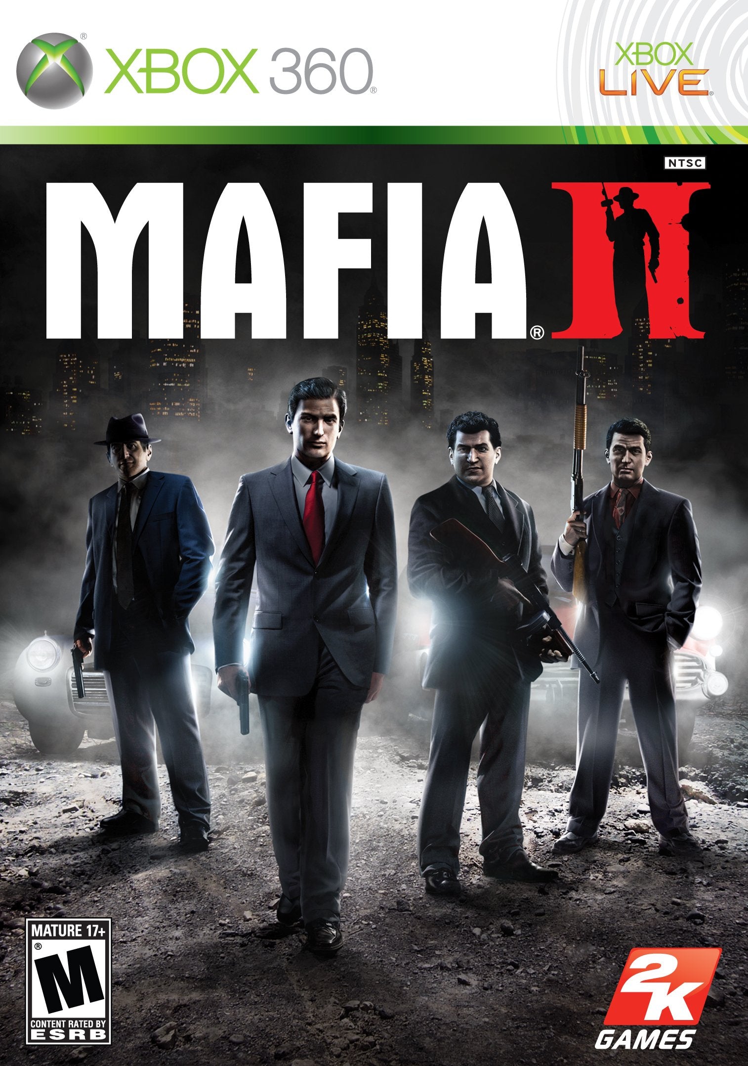 Mafia II (2) Xbox 360 + Map Complete - Excellent