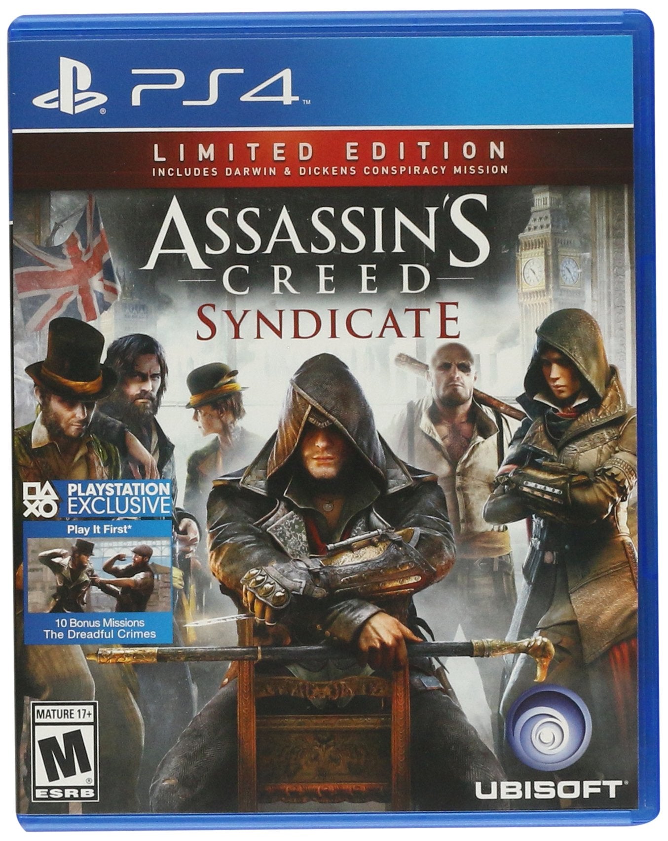 Assassin's Creed Syndicate Limited Edition PS4 PlayStation 4 Complete - Excellent
