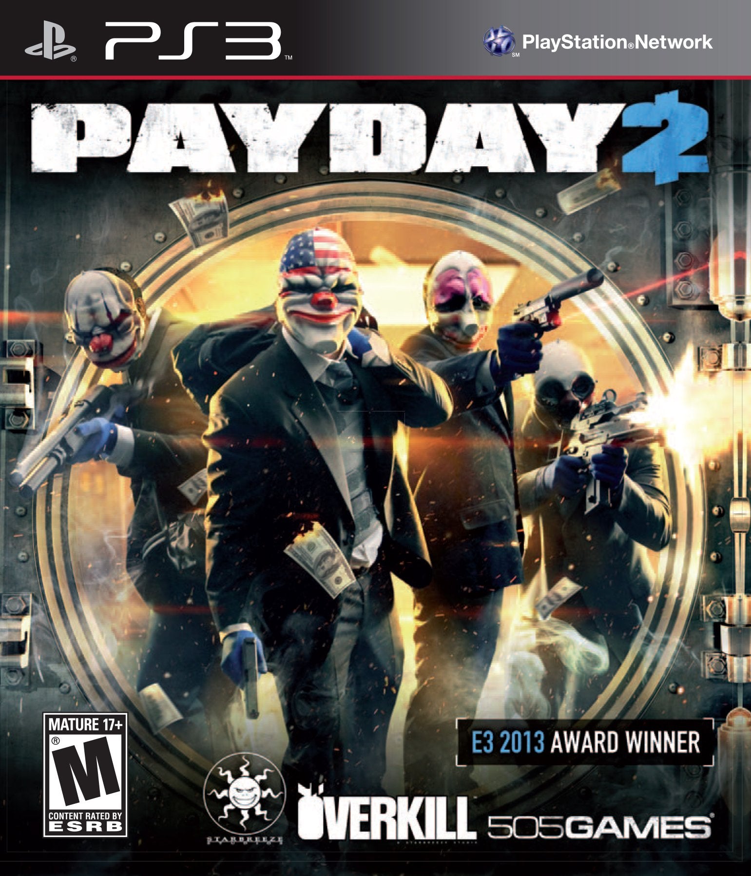 Payday 2 PS3 PlayStation 3 - Very Good
