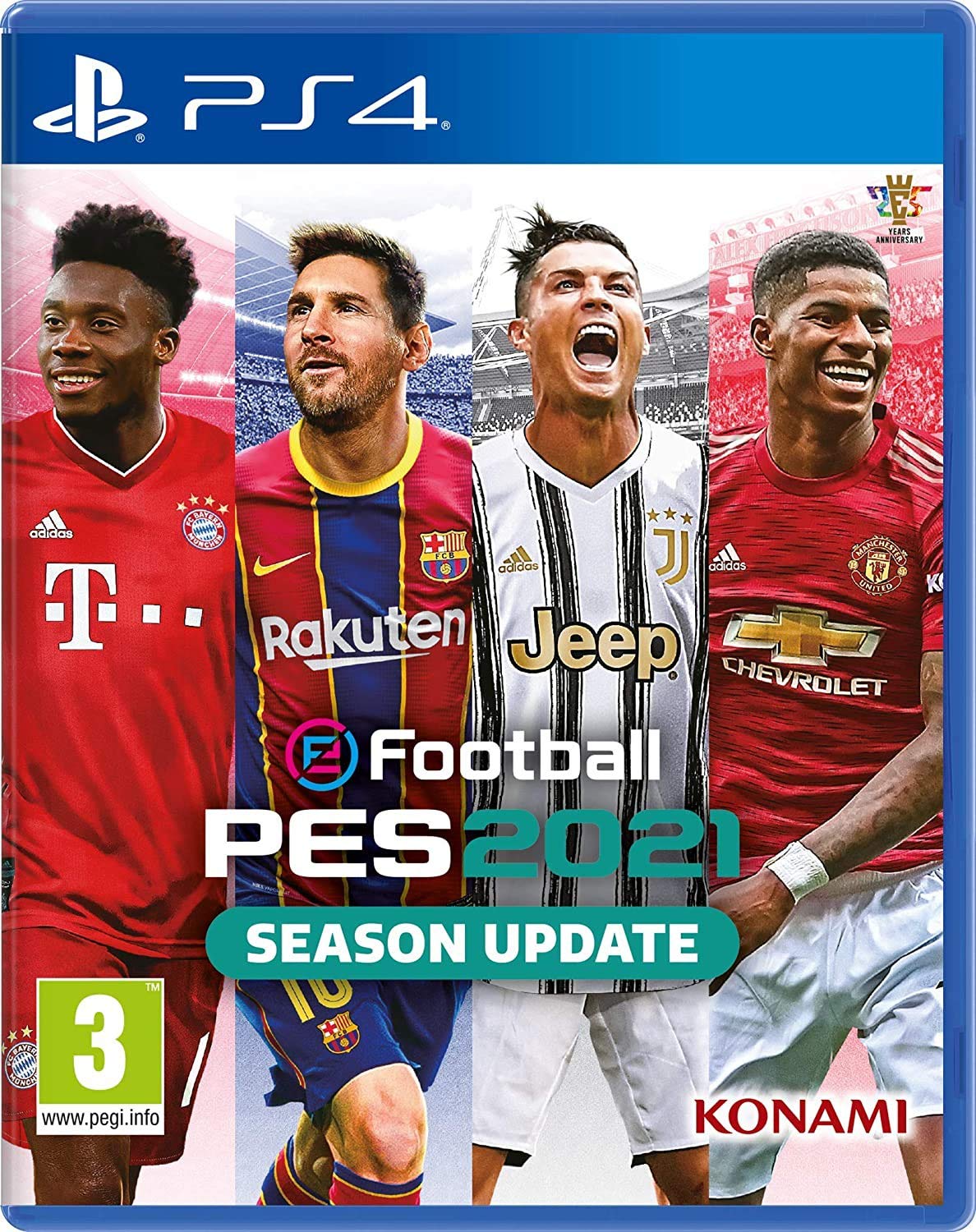 eFootball PES 2021 Season Update PS4 PlayStation 4 PAL Complete - Excellent