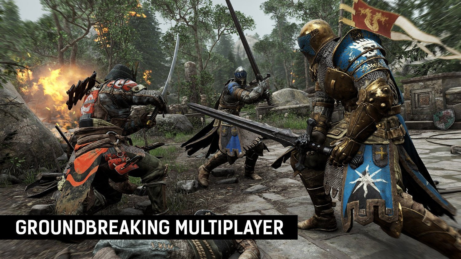 For Honor PS4 PlayStation 4 AD/DD Complete CIB - Very Good