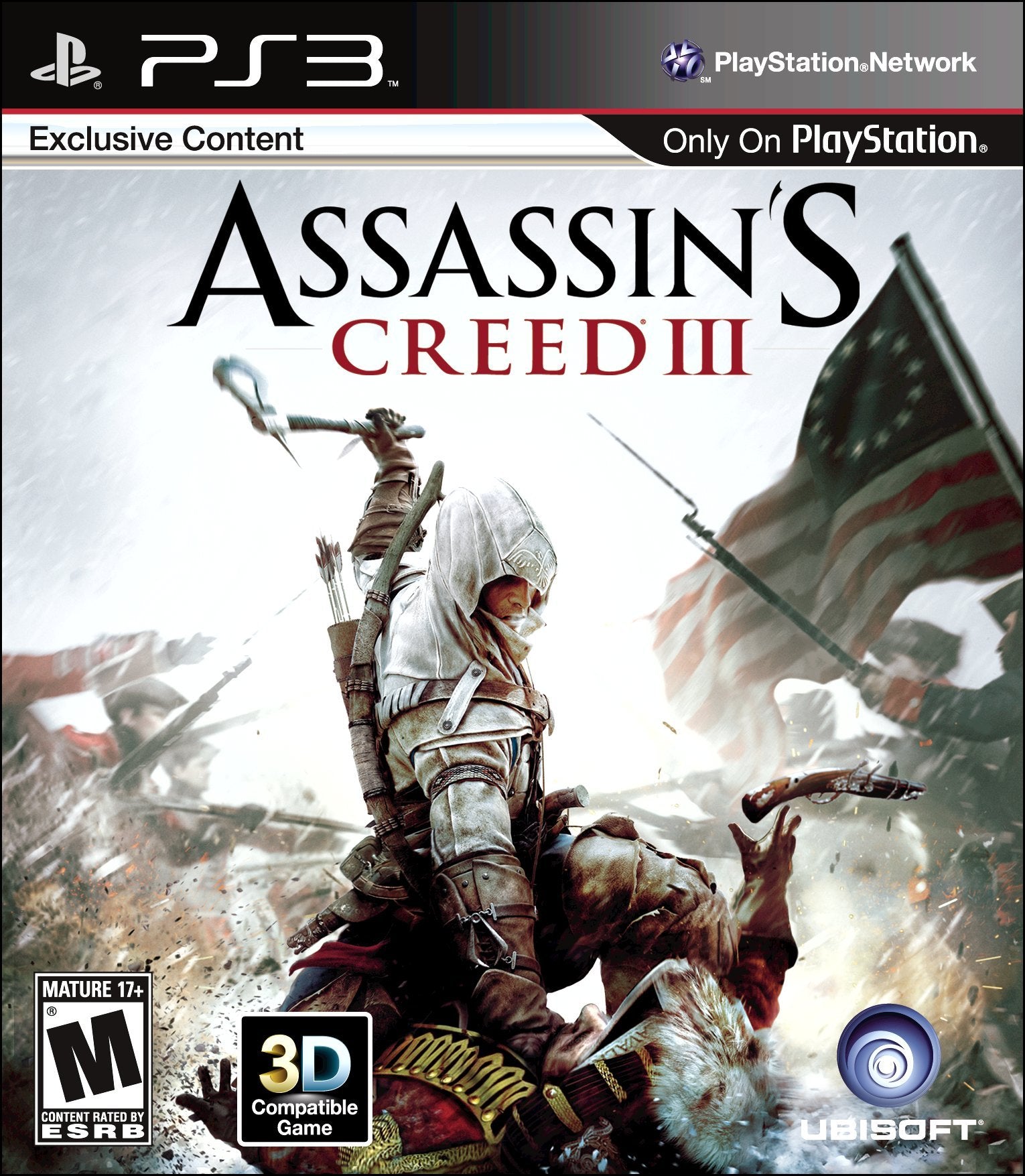 Assassin's Creed III Steelbook PS3 PlayStation 3 AD Complete CIB - Very Good