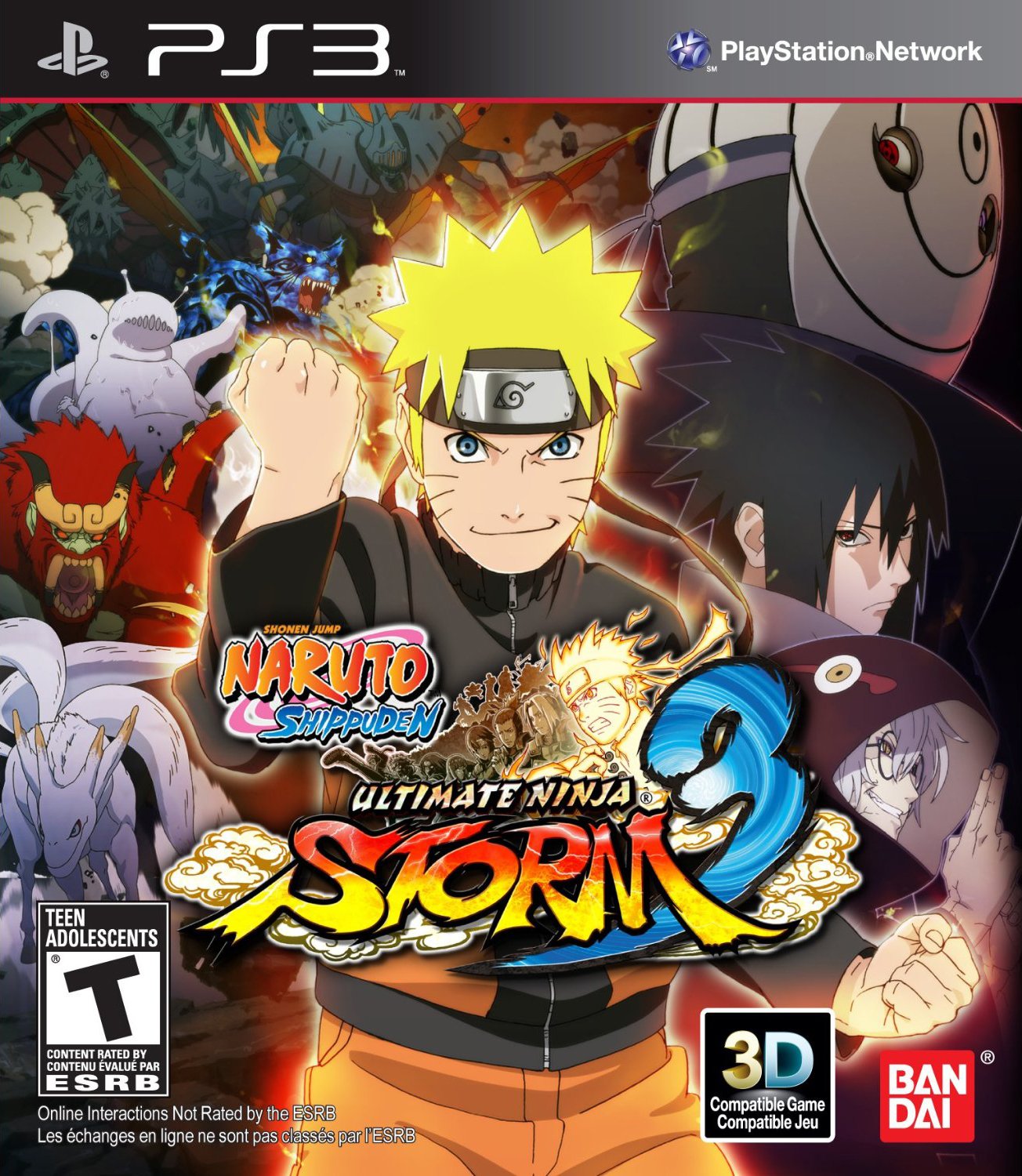 Naruto Shippuden Ultimate Storm 3 Full Burst PS3 PlayStation 3 CIB - Excellent