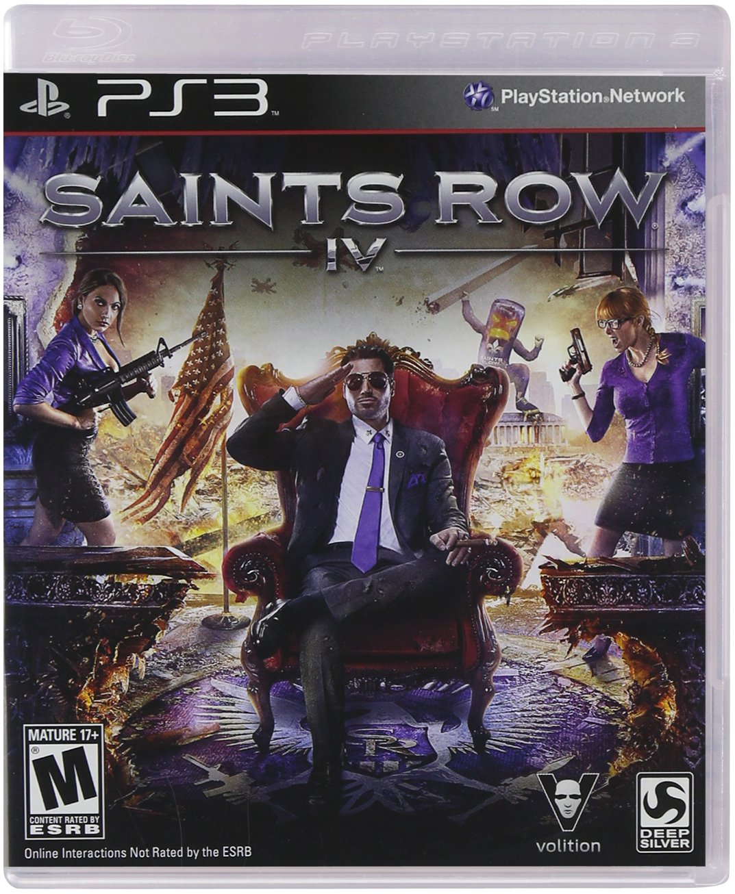 Saints Row IV PS3 PlayStation 3 AD/DD/NM - Very Good