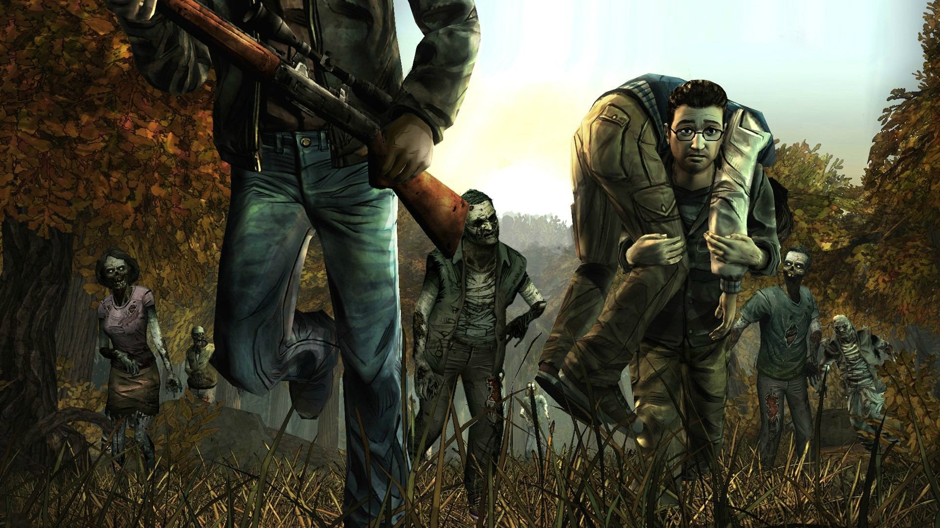 The Walking Dead Xbox 360 DD Complete CIB - Very Good