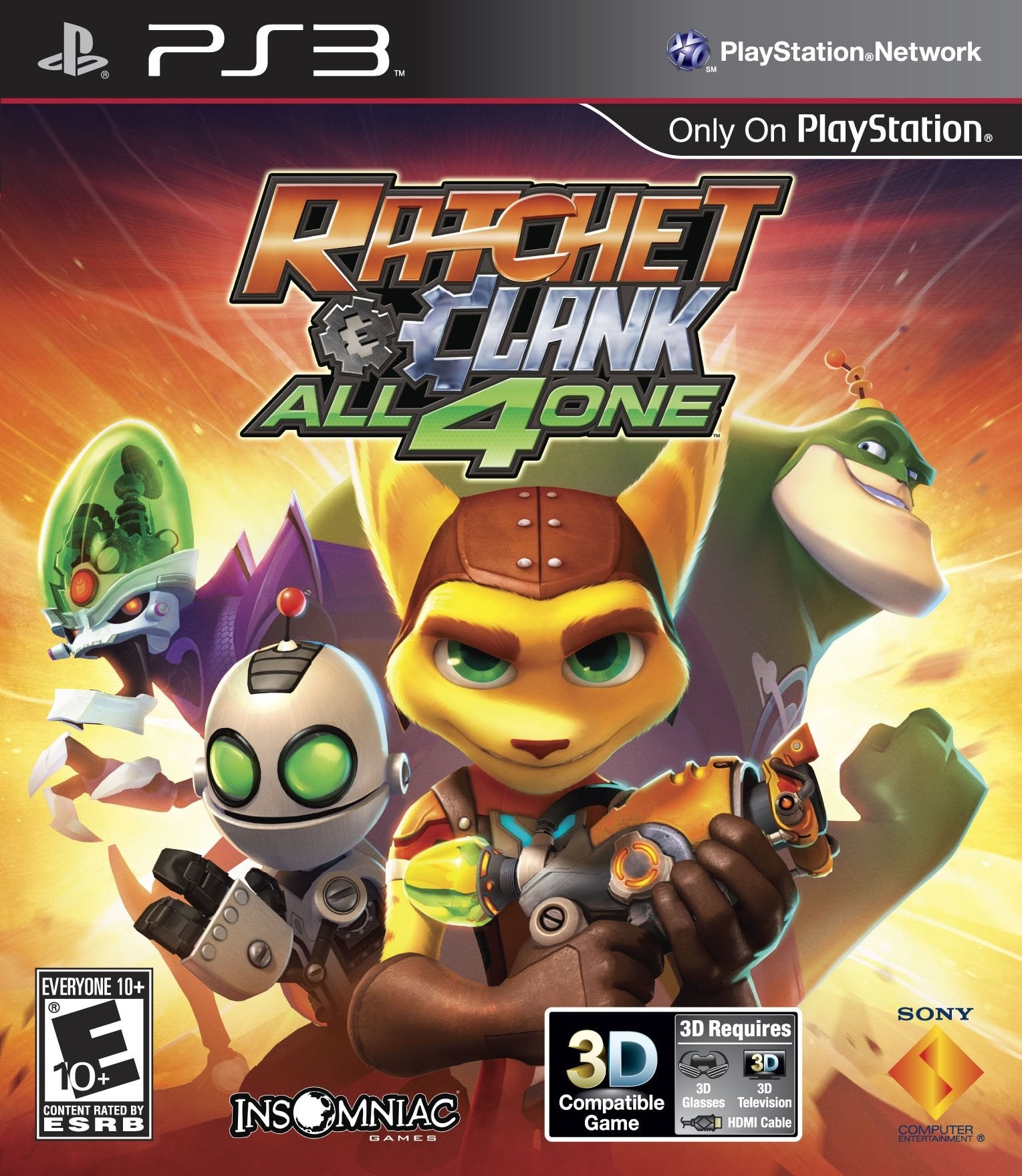 Ratchet & Clank All 4 One PS3 PlayStation 3 Complete - Excellent