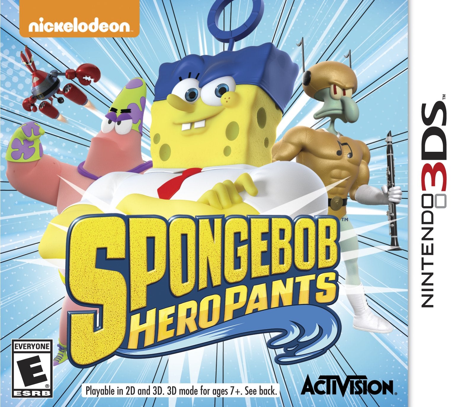 Spongebob Hero Pants Nintendo 3DS - Like New