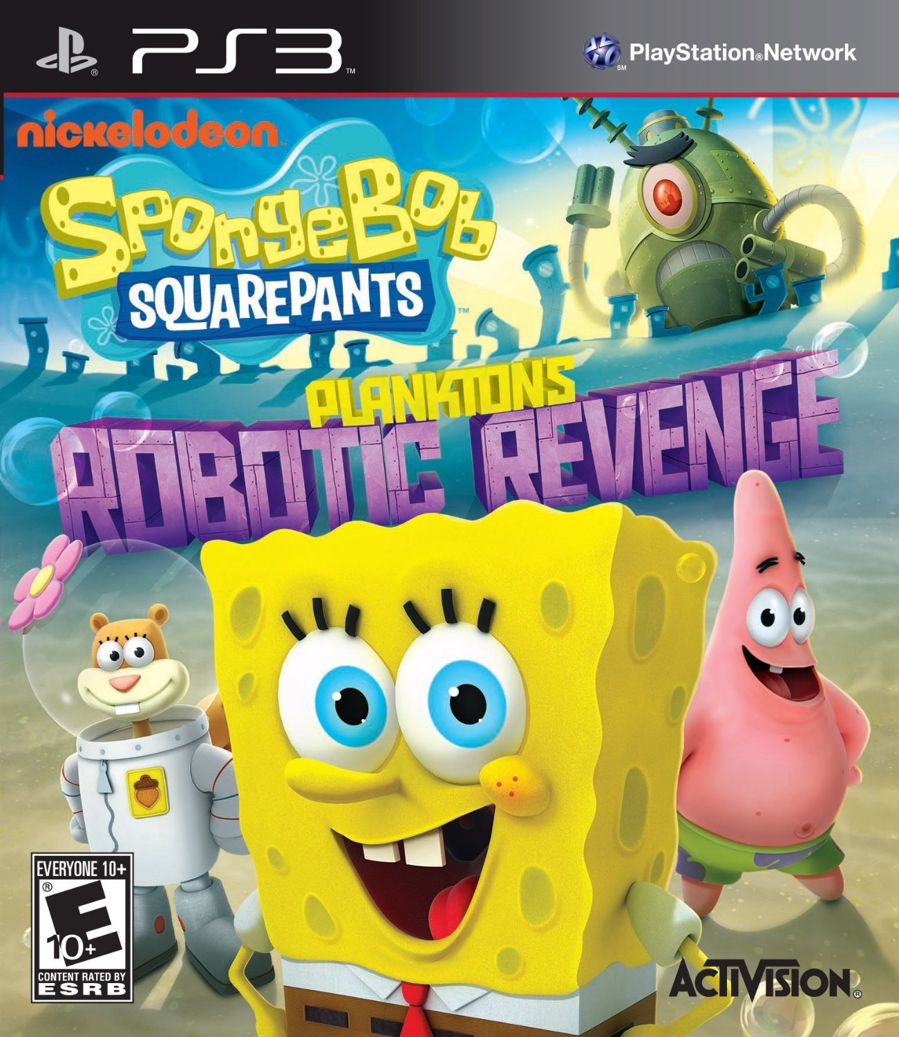 SpongeBob SquarePants Plankton's Robotic Revenge PS3 PlayStation 3 - Like New