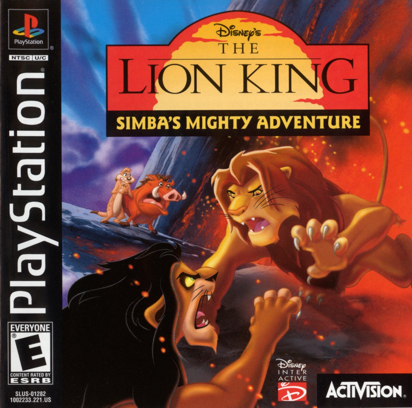 Lion King 2 Simba's Mighty Adventure PS1 PlayStation 1 + Reg Card - Like New