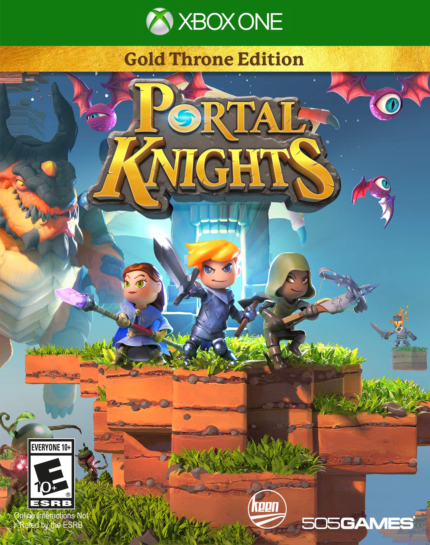 Portal Knights Gold Throne Edition Xbox One Complete - Excellent