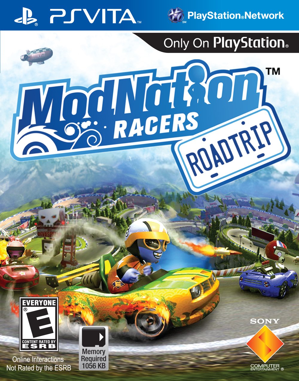ModNation Racers Road Trip PS Vita - Cart Only Authentic / Tested - Very Good