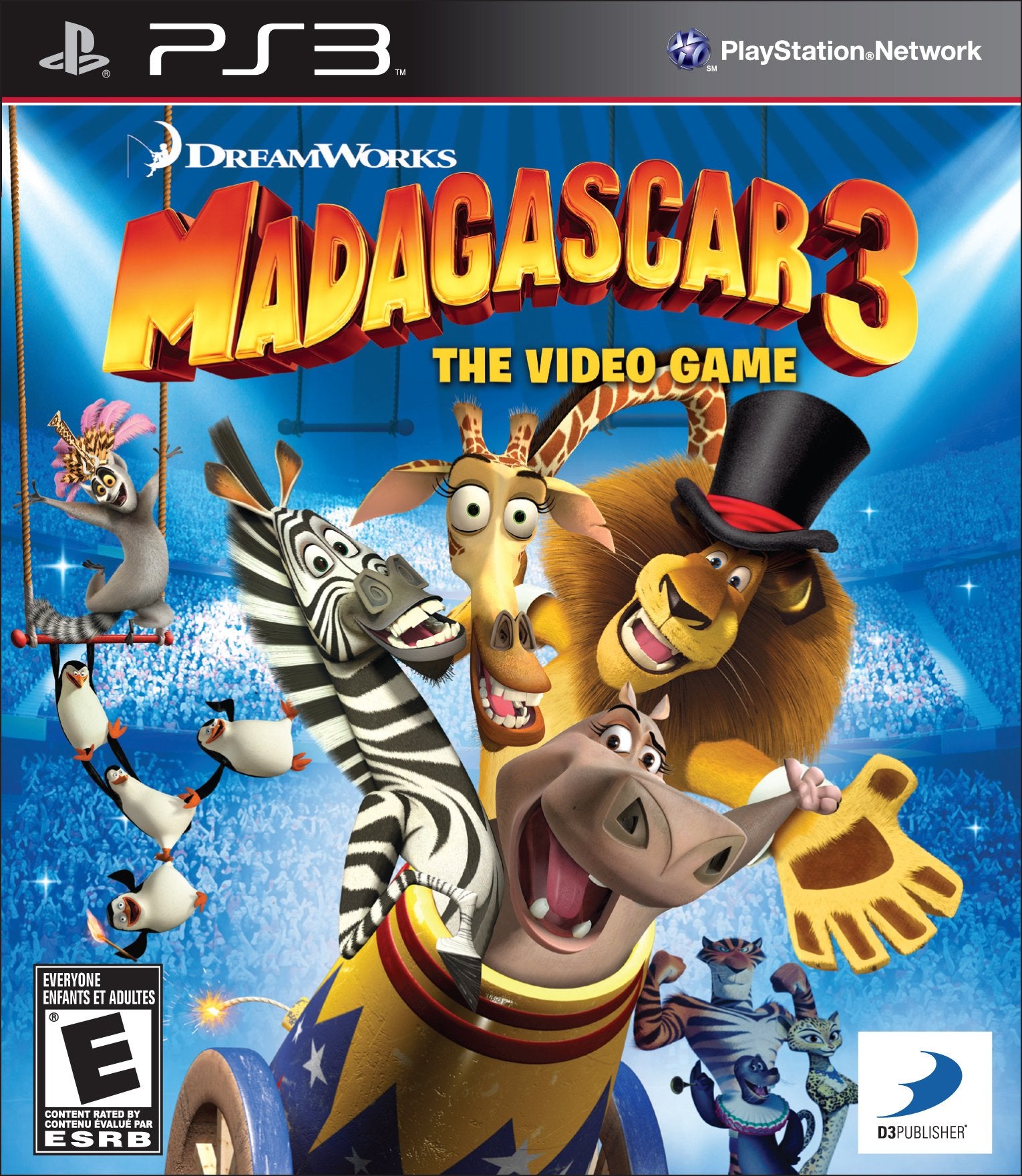 Madagascar 3 The Video Game PS3 PlayStation 3 - Very Good