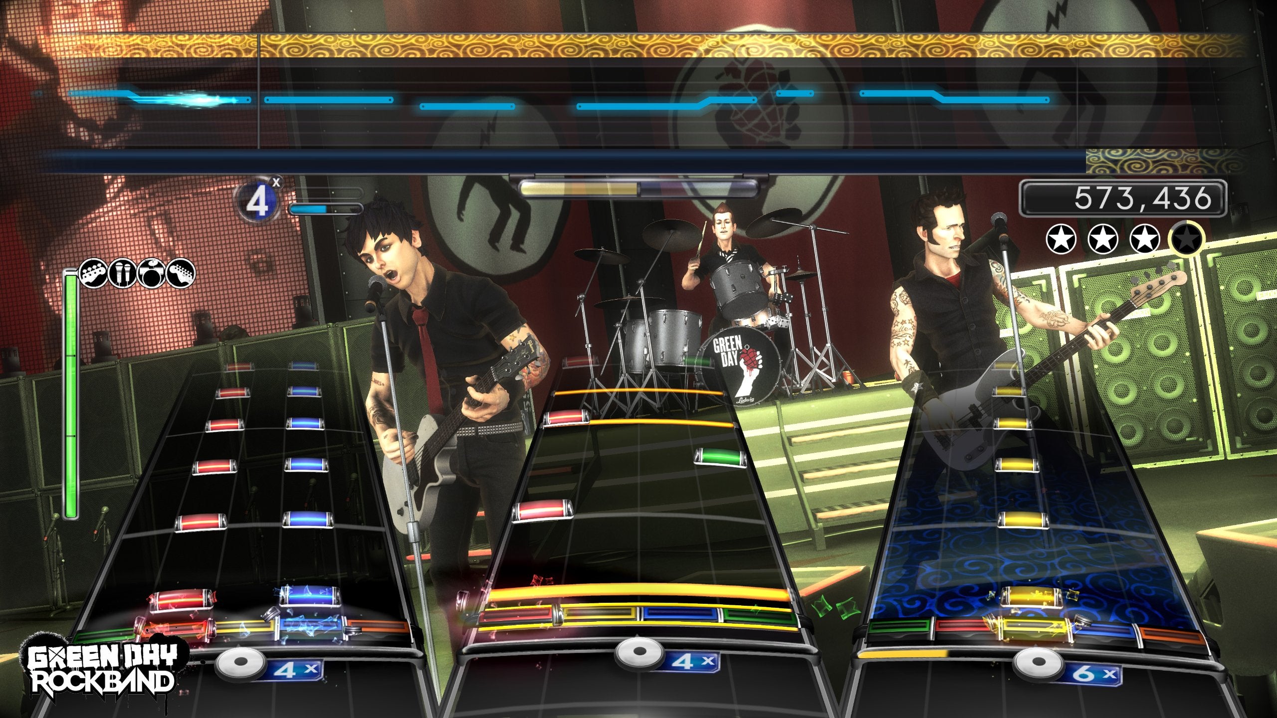 Green Day Rock Band Xbox 360 Complete - Excellent