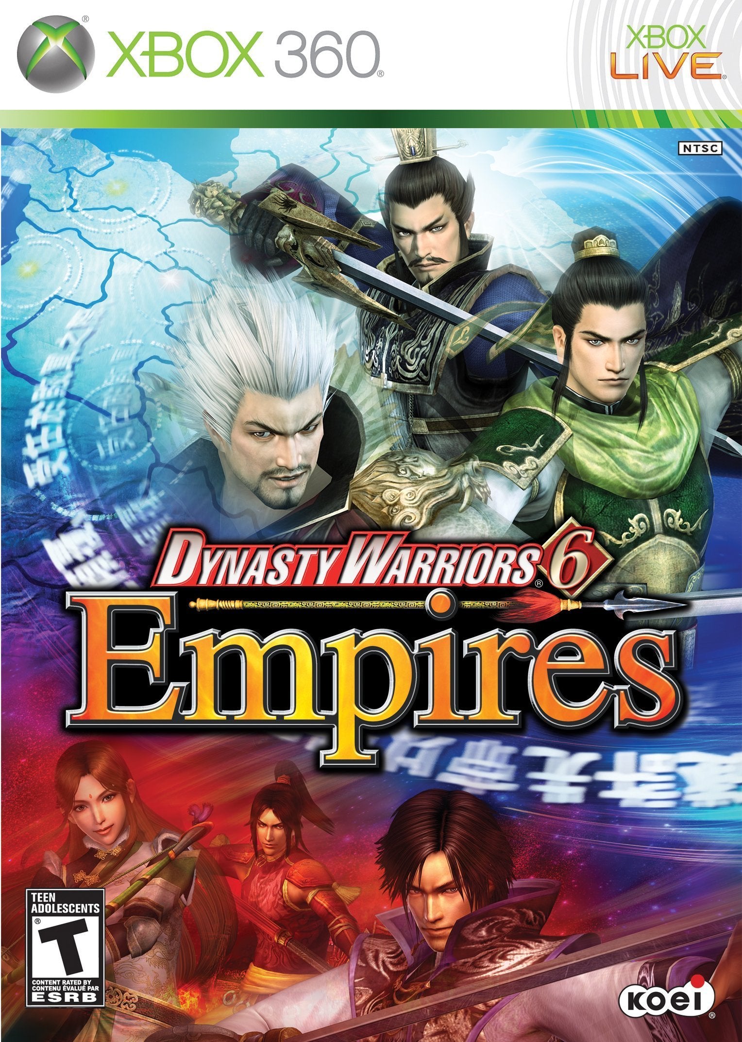 Dynasty Warriors 6 Empires Xbox 360 Complete - Excellent