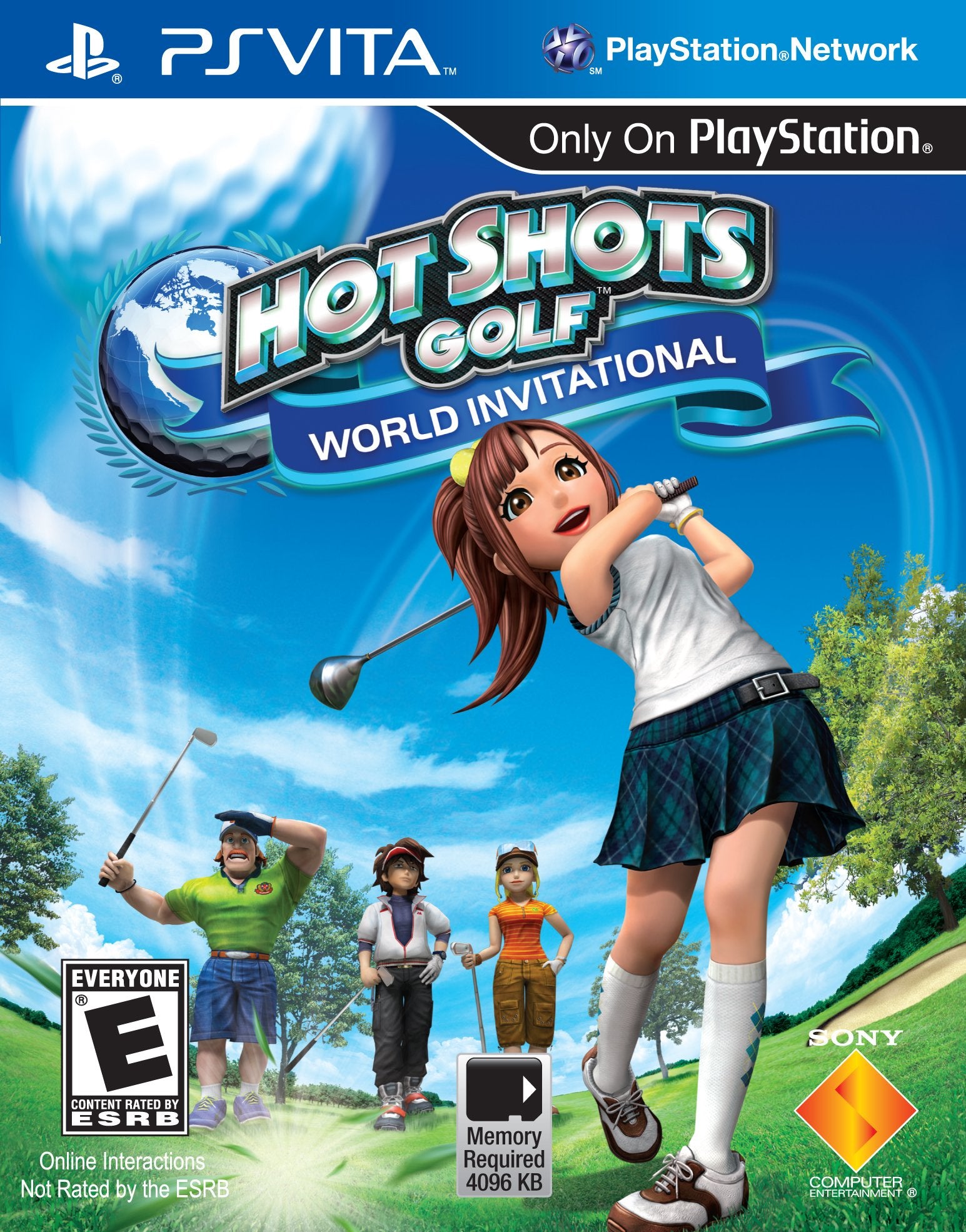 Hot Shots Golf World Invitational PS Vita - Cartridge Only Authentic / Tested - Very Good
