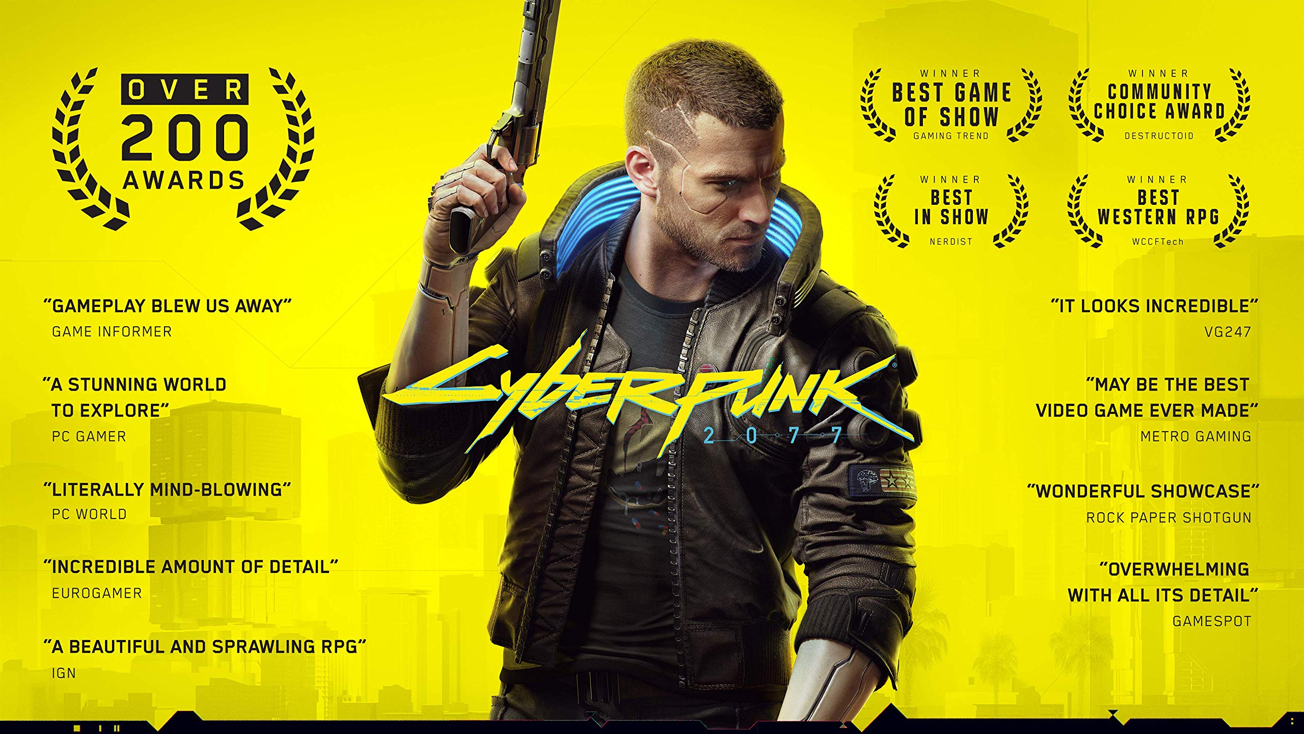 Cyberpunk 2077 PS4 PlayStation 4 + Sleeve/Stickers/Map - Like New
