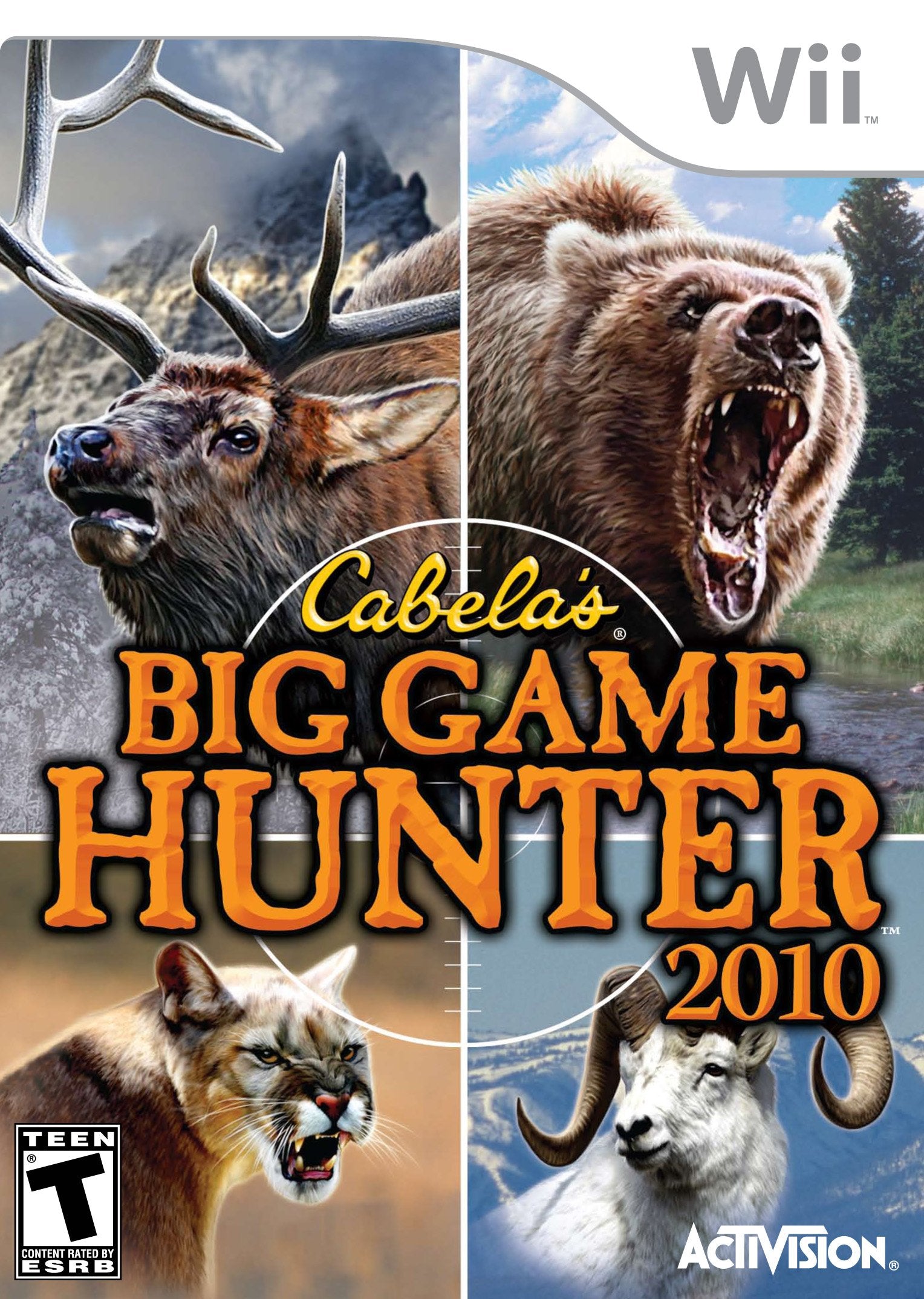 Cabela's Big Game Hunter 2010 Nintendo Wii AD/NM - Very Good