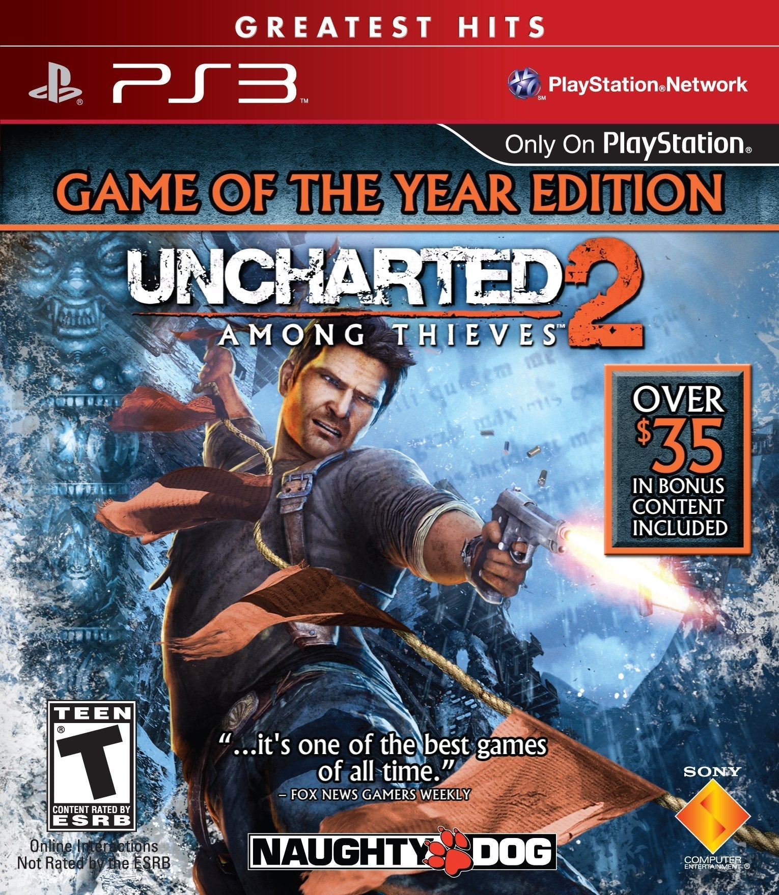 Uncharted 2 Among Thieves GOTY PS3 PlayStation 3 Greatest Hits - Like New