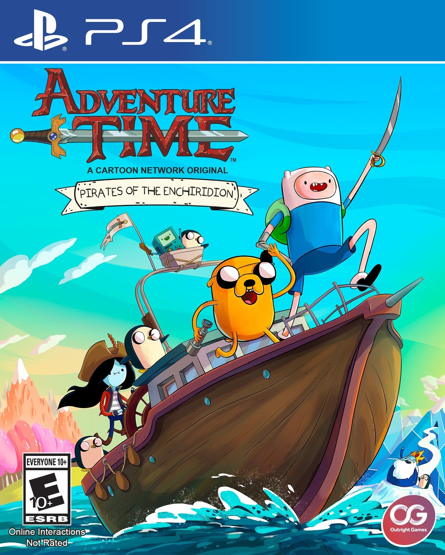 Adventure Time Pirates of the Enchiridion PS4 PlayStation 4 - Like New