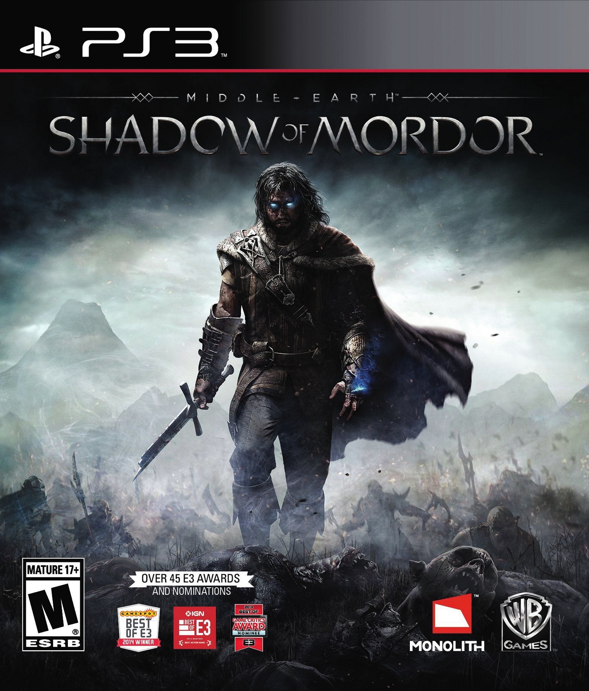 Middle Earth Shadow of Mordor PS3 PlayStation 3 - Very Good