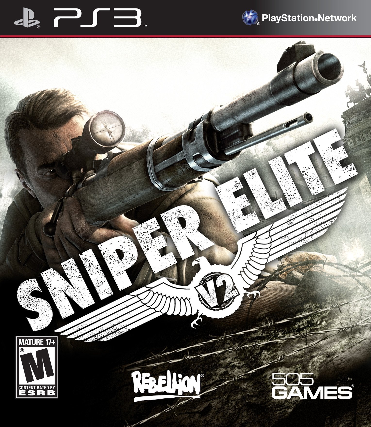 Sniper Elite V2 PS3 PlayStation 3 AD Complete CIB - Very Good