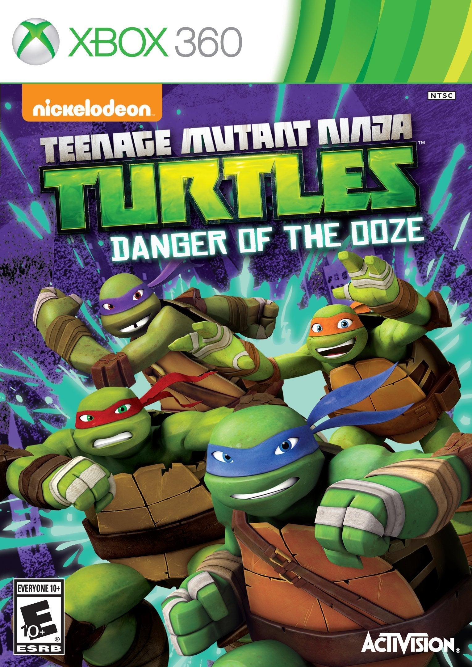 Teenage Mutant Ninja Turtles Danger of the Ooze Xbox 360 - Like New