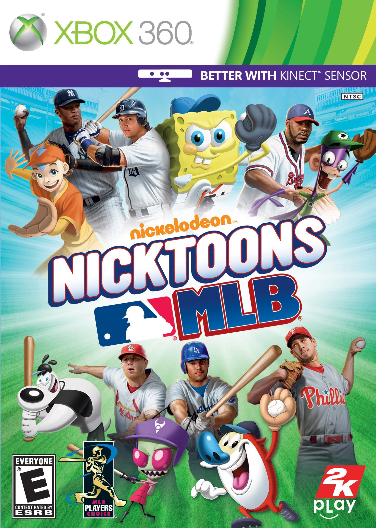 Nicktoons MLB Xbox 360 Complete - Excellent