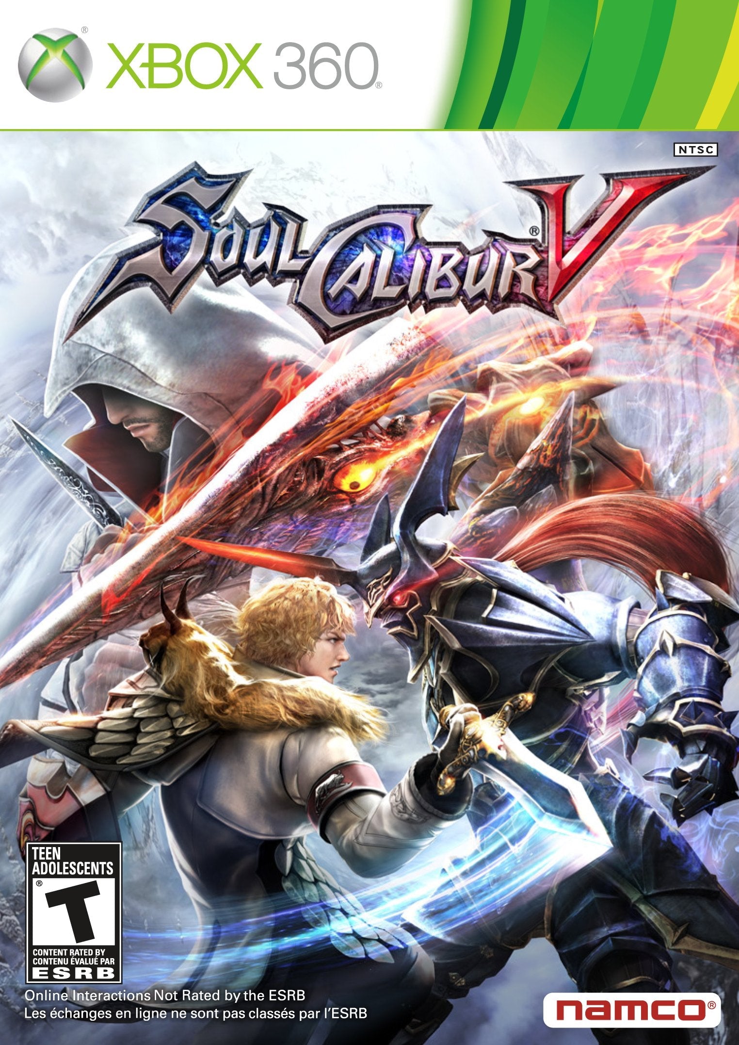 Soul Calibur V Xbox 360 AD Complete CIB - Very Good