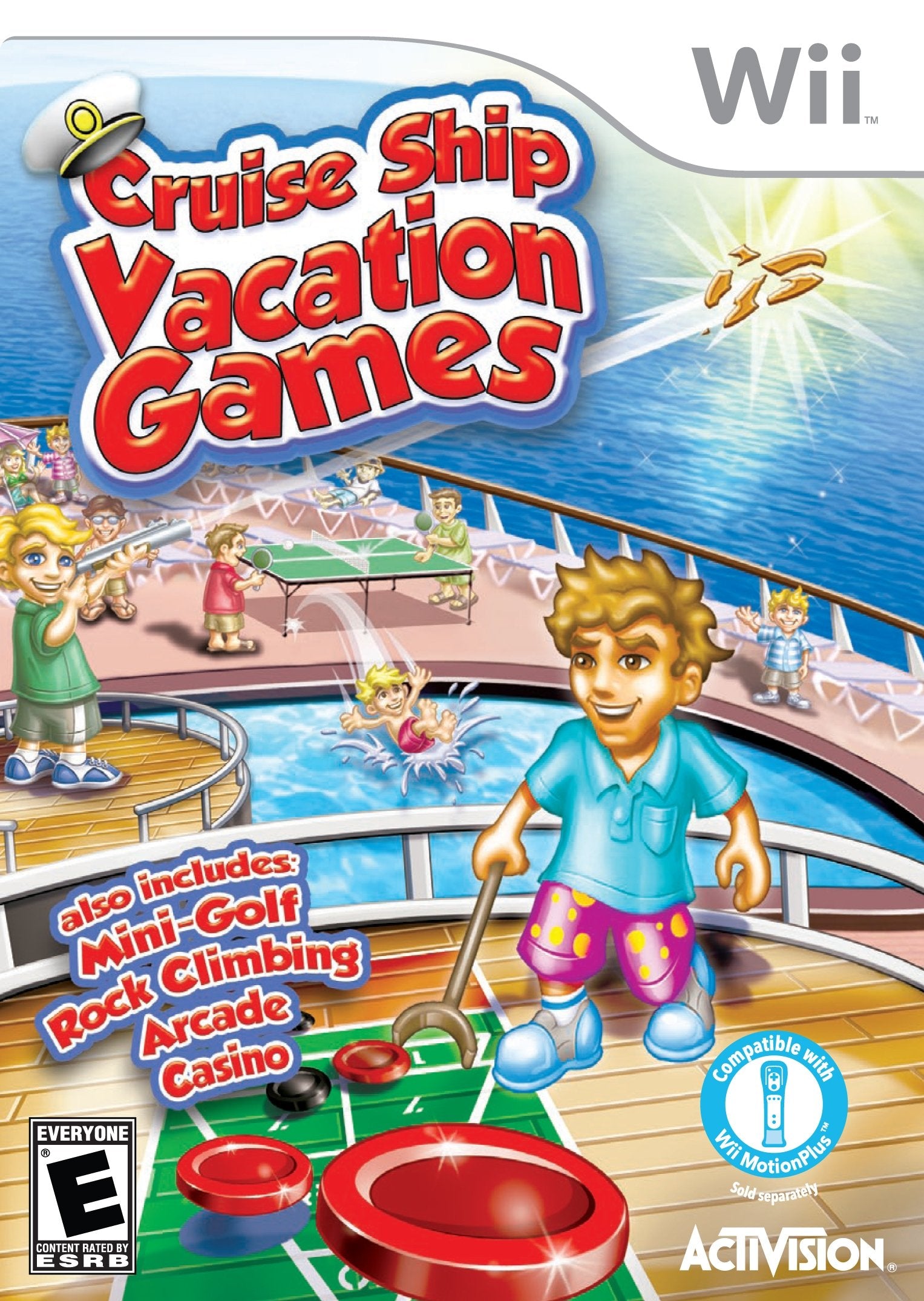 Cruise Ship Vacation Games Nintendo Wii Complete - Excellent
