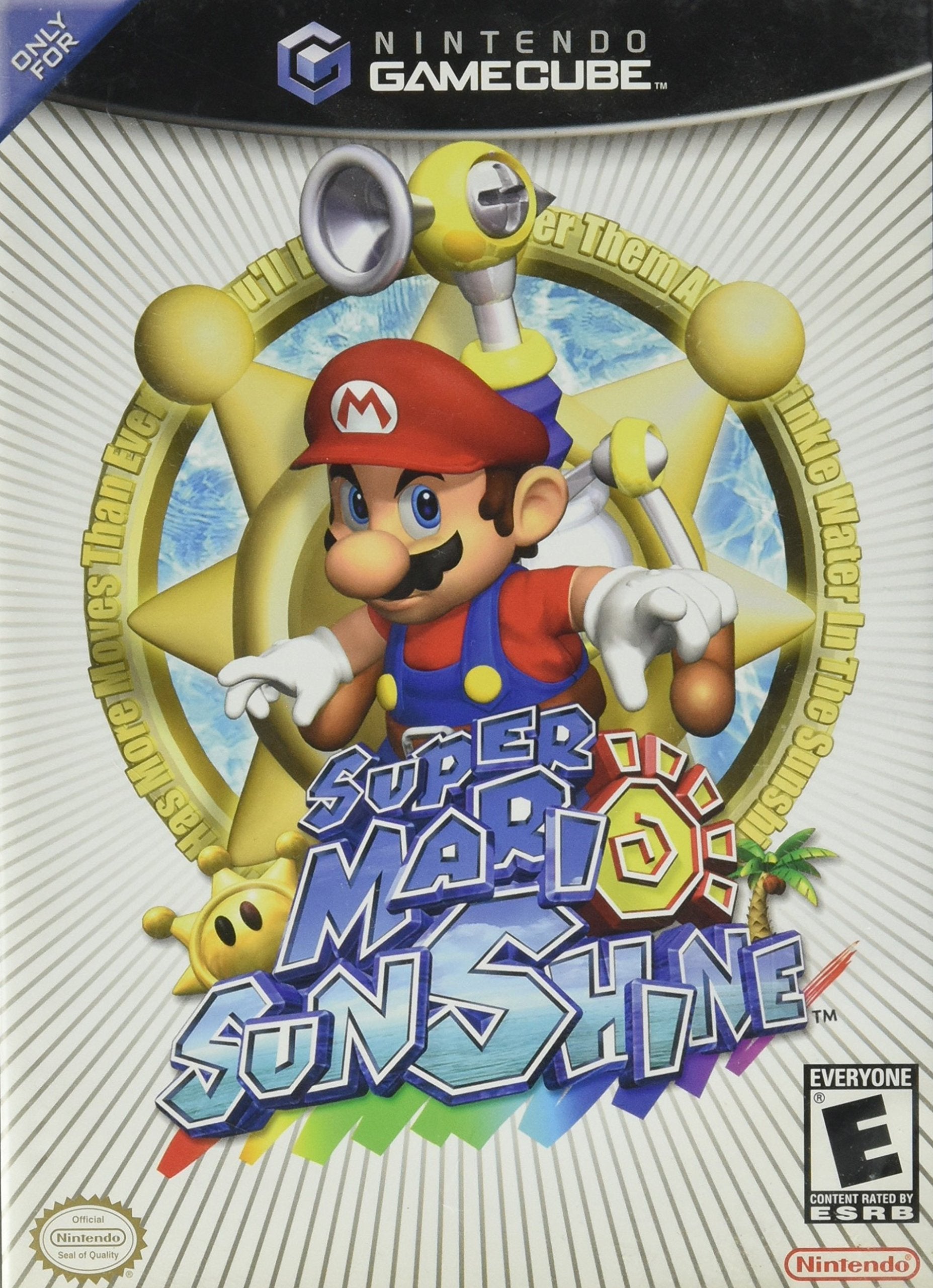 Super Mario Sunshine Nintendo GameCube K-Mart MD Complete CIB - Very Good