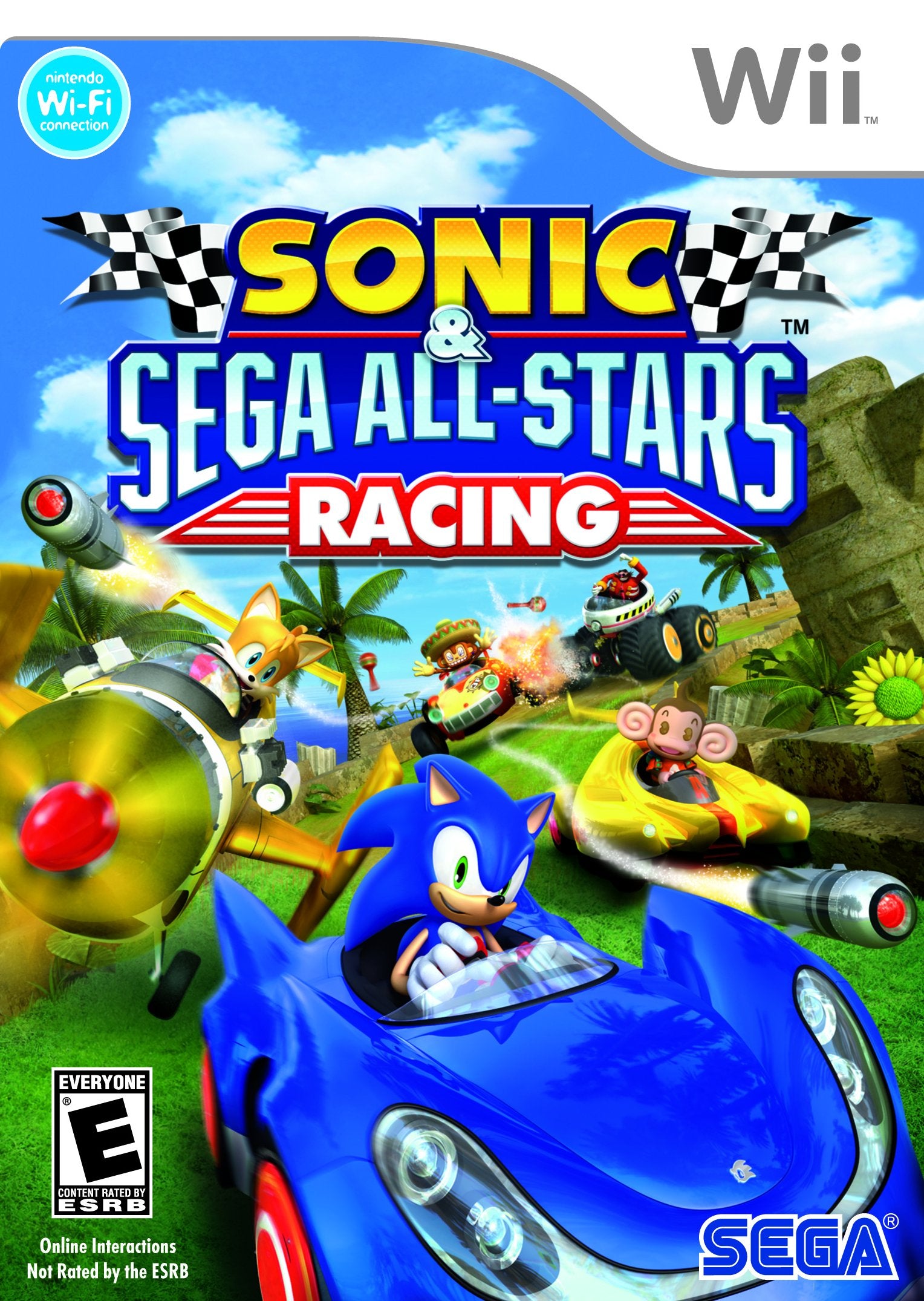 Sonic & SEGA All-Stars Racing Nintendo Wii AD/NM - Very Good