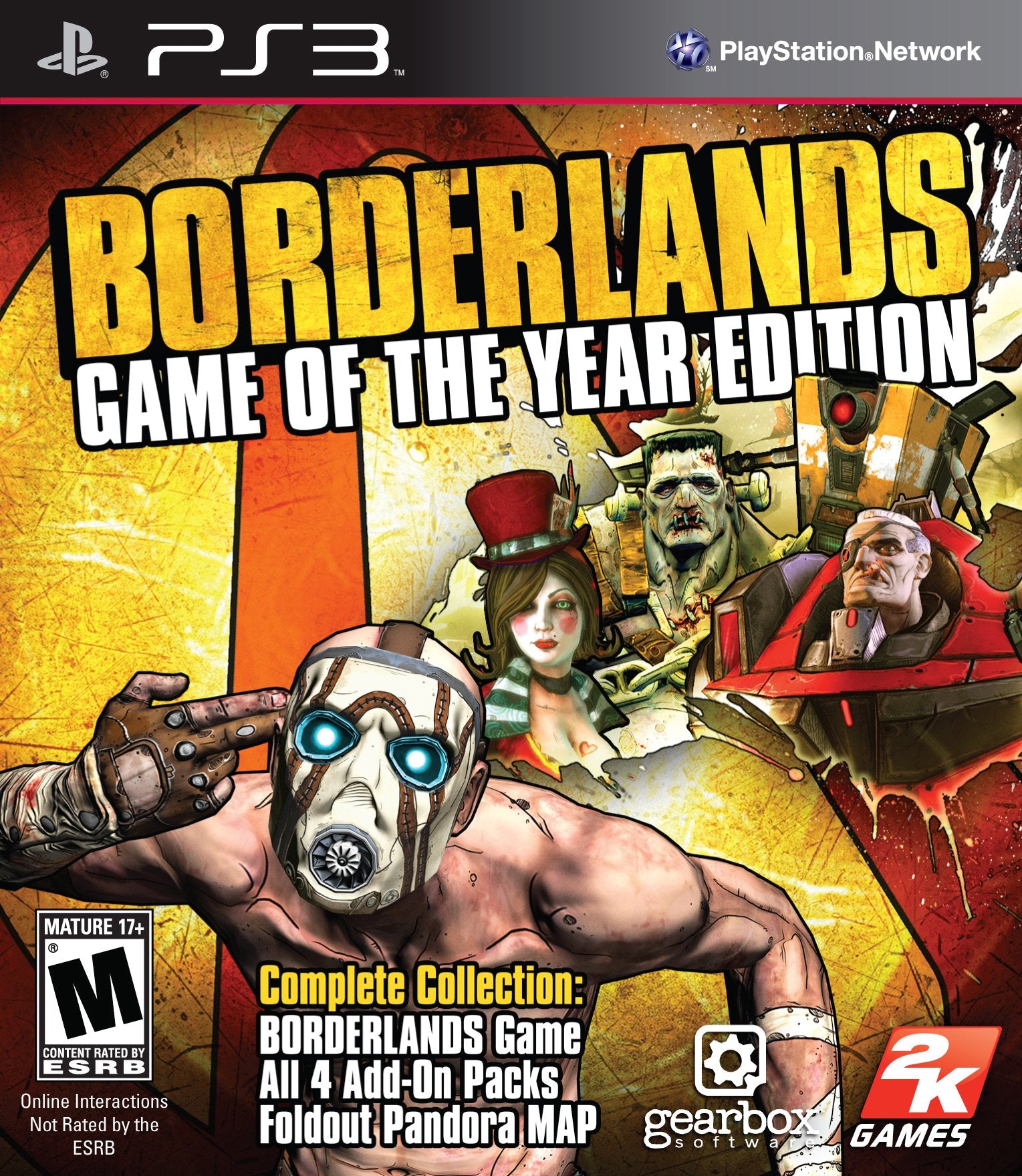 Borderlands Game of the Year Edition PS3 PlayStation 3 - Like New