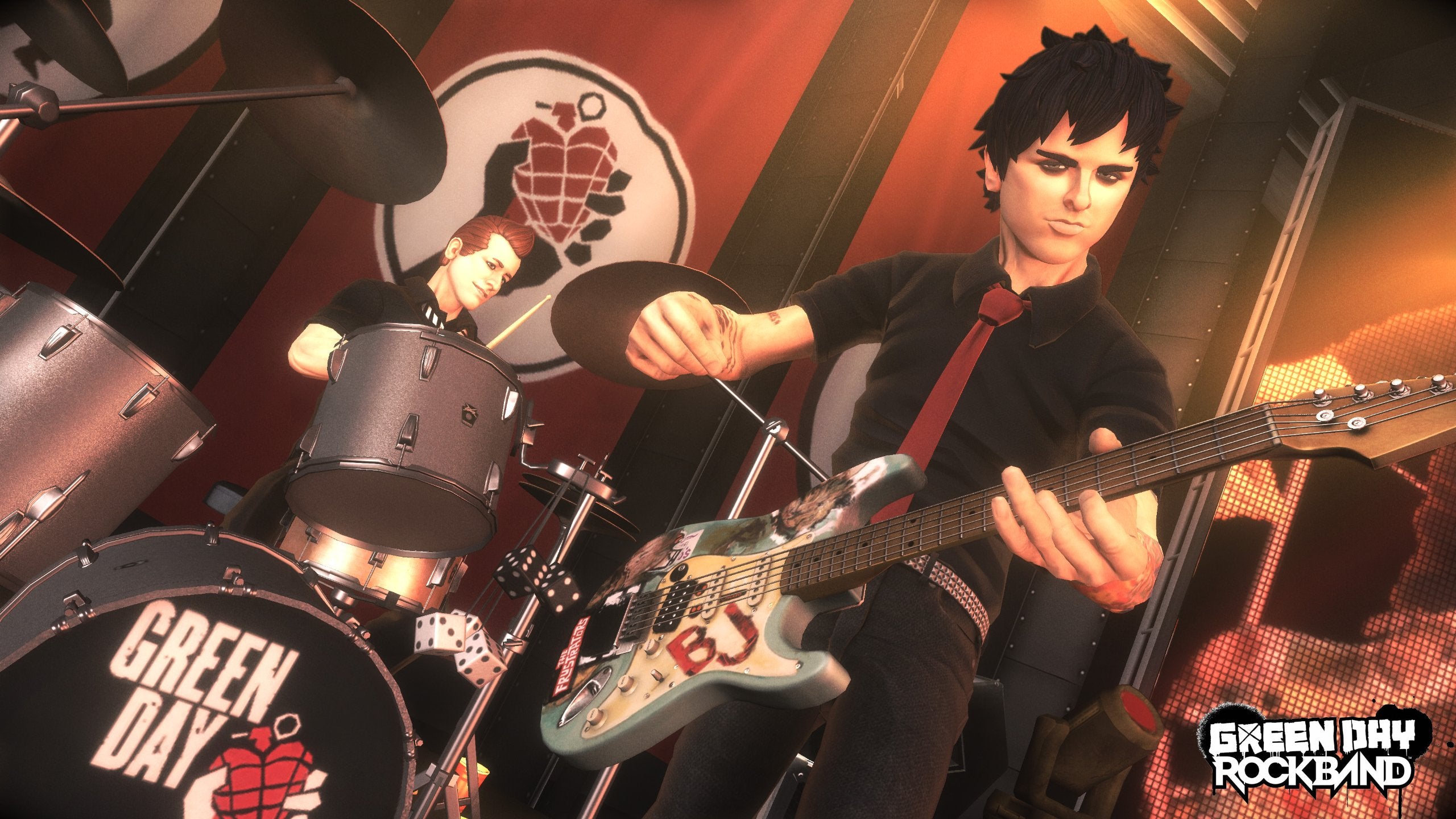 Green Day Rock Band Xbox 360 Complete - Excellent