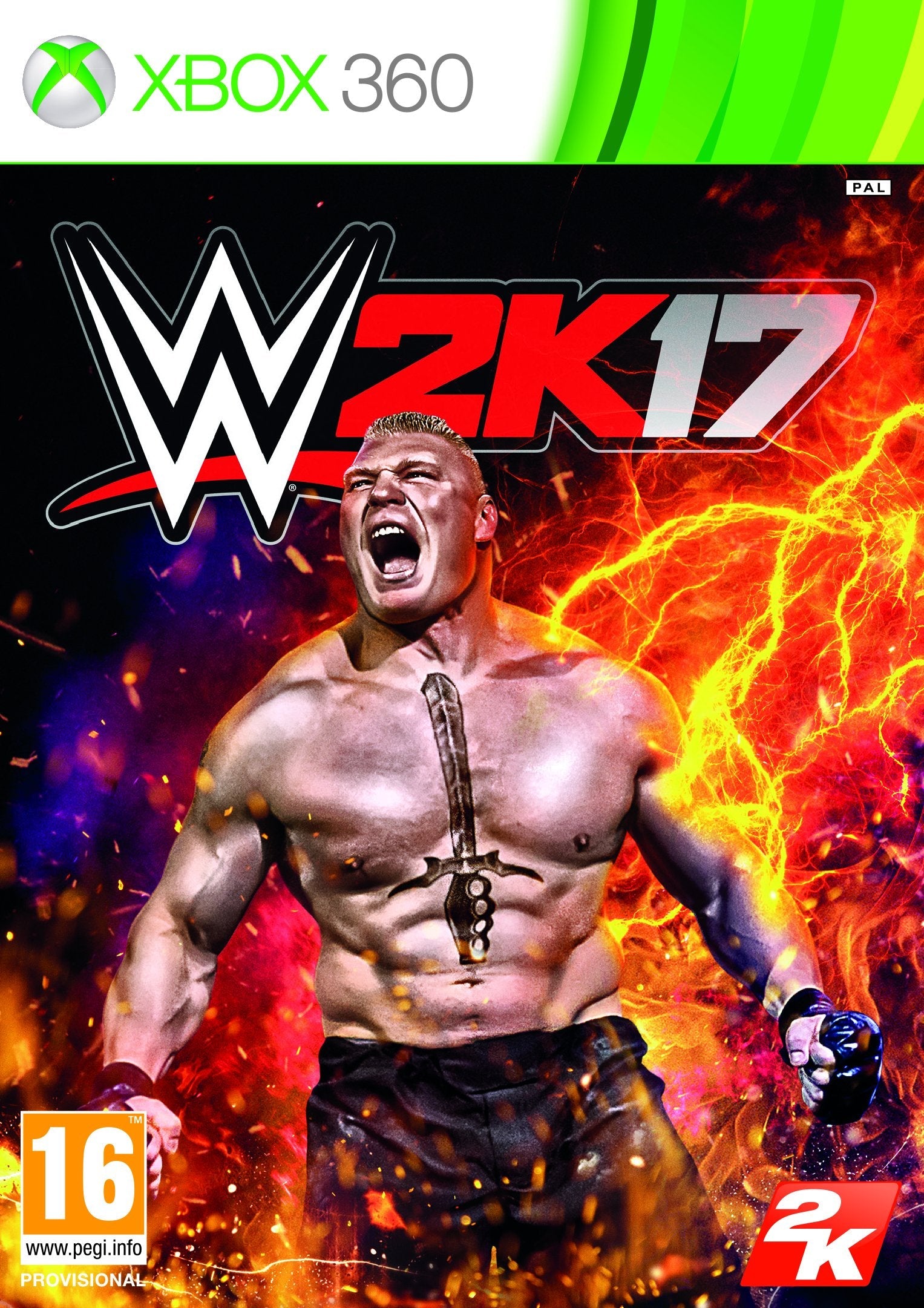 WWE 2K17 PAL Xbox 360 AD Complete CIB - Very Good