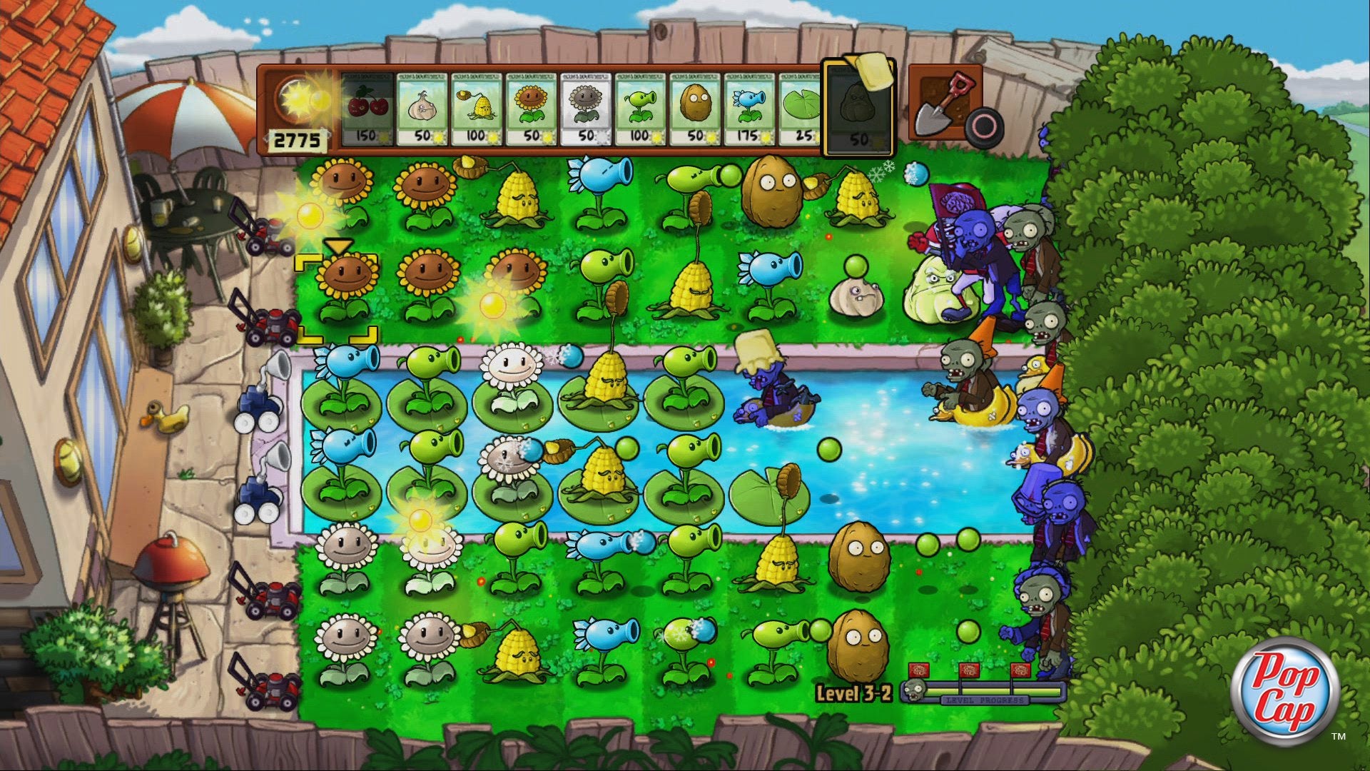 Plants Vs. Zombies PS3 PlayStation 3 Complete - Excellent