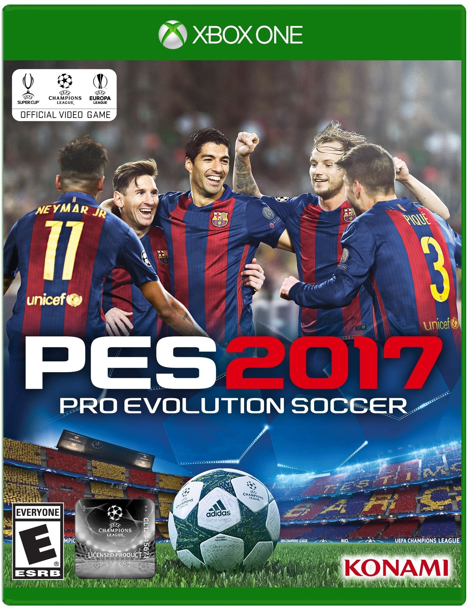 Pro Evolution Soccer 2017 Xbox One AD Complete CIB - Very Good