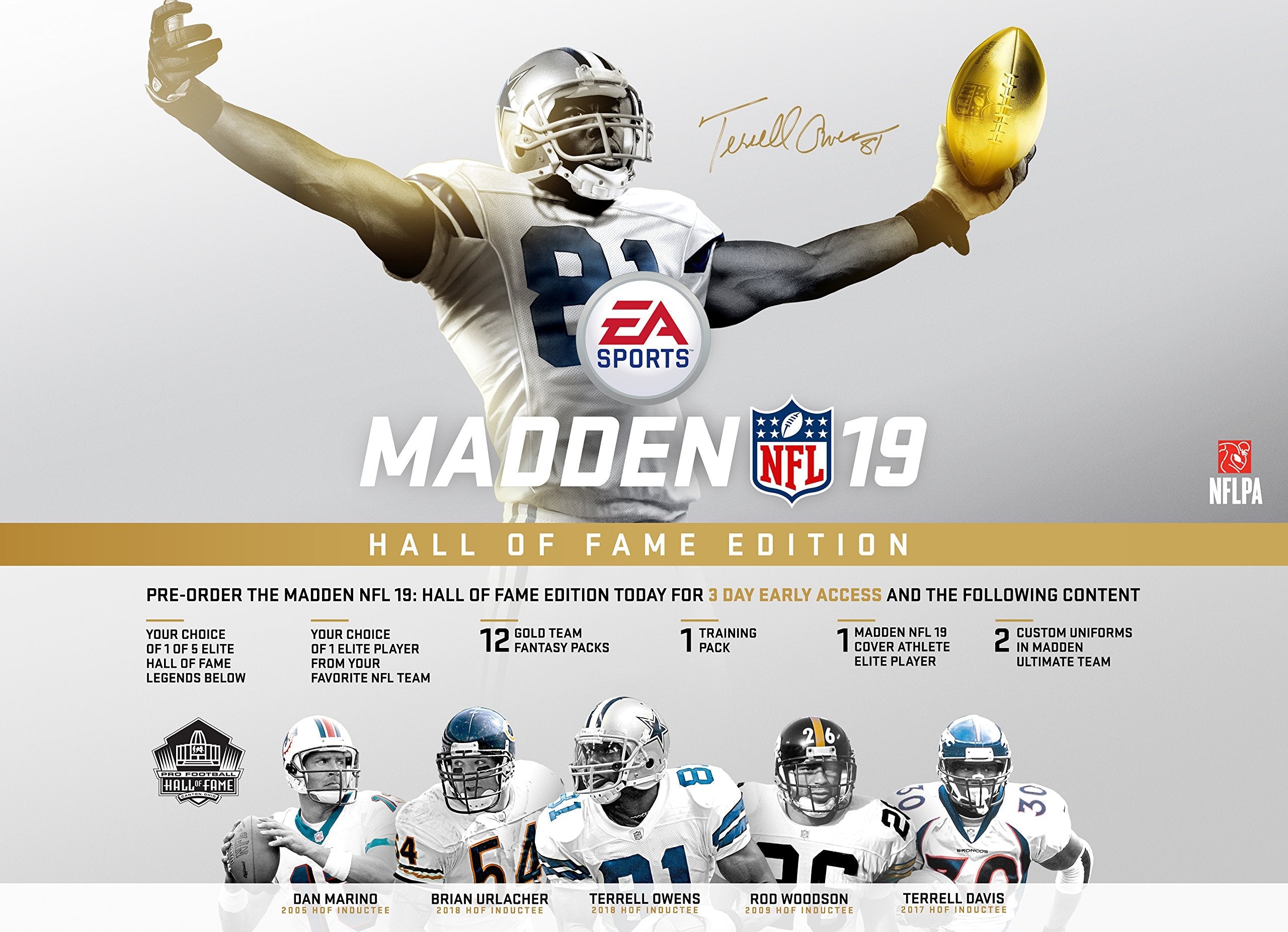 Madden NFL 19 Hall of Fame Edition PS4 PlayStation 4 - Like New