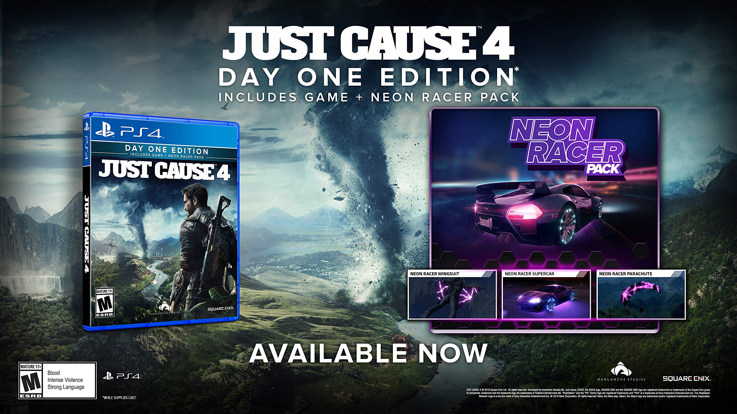 Just Cause 4 Day One Edition PS4 PlayStation 4 - Like New