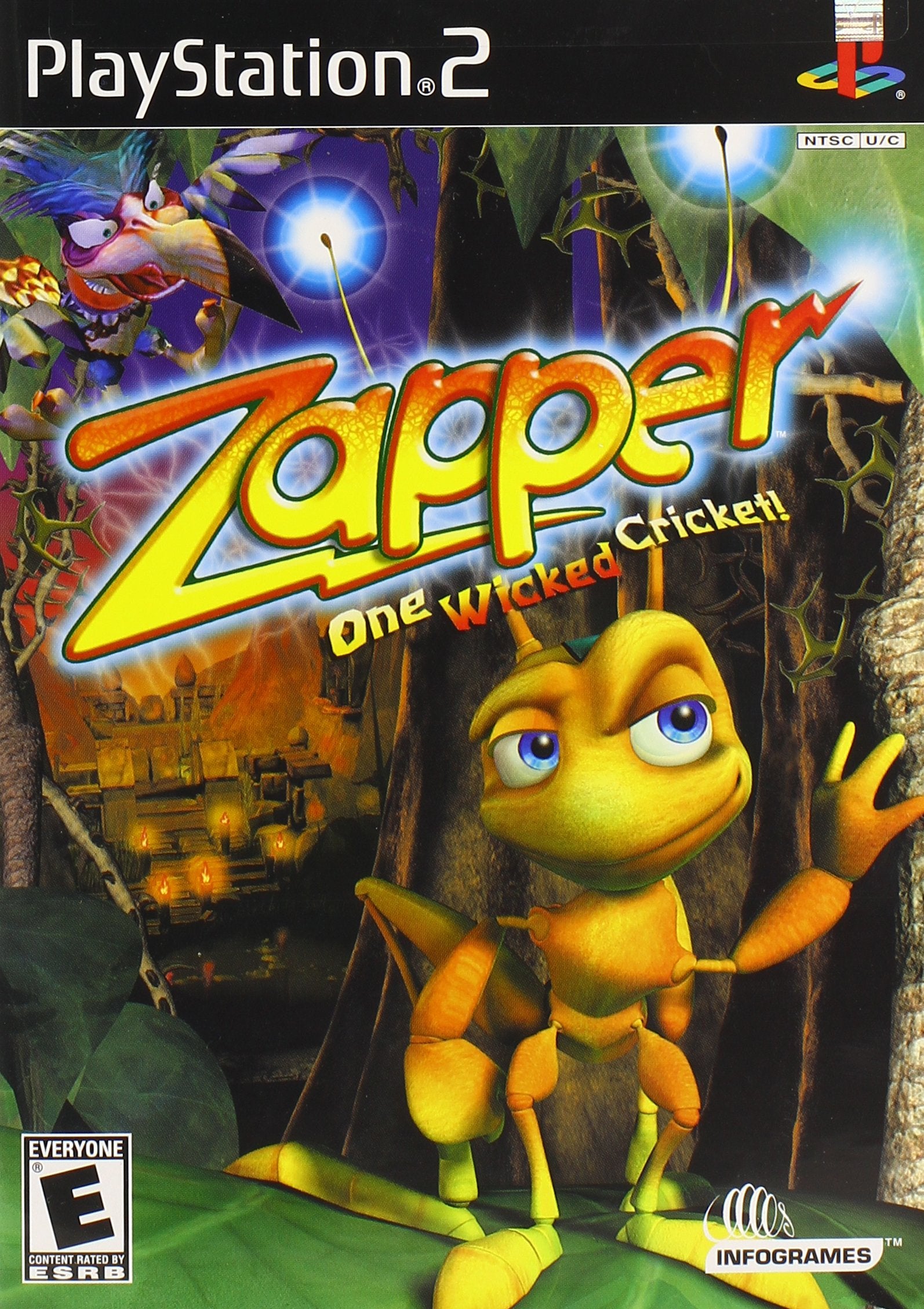 Zapper One Wicked Cricket! PS2 PlayStation 2 - Like New