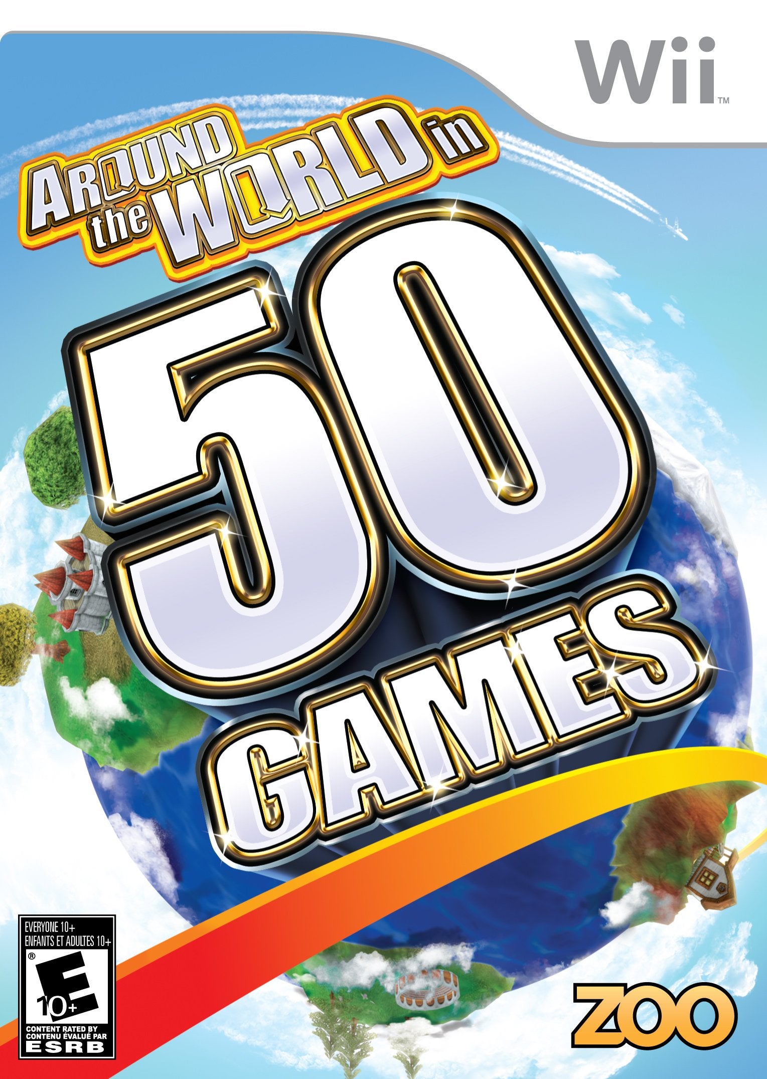 Around The World in 50 Games Nintendo Wii - Like New