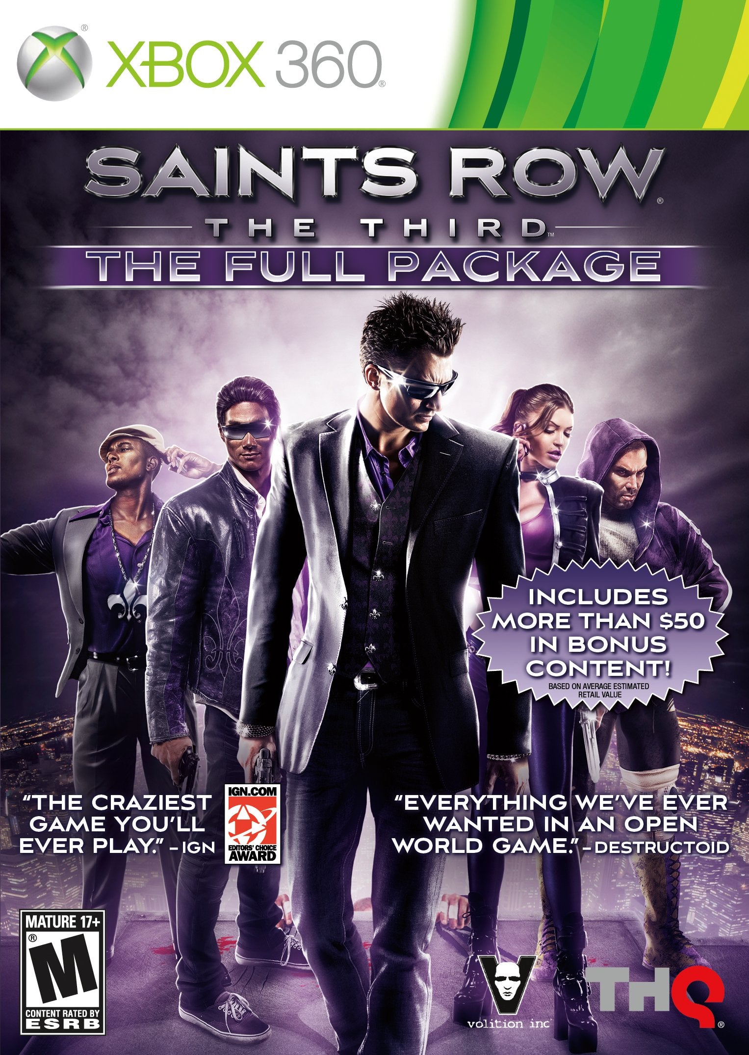 Saints Row The Third The Full Package Xbox 360 AD/NM - Very Good