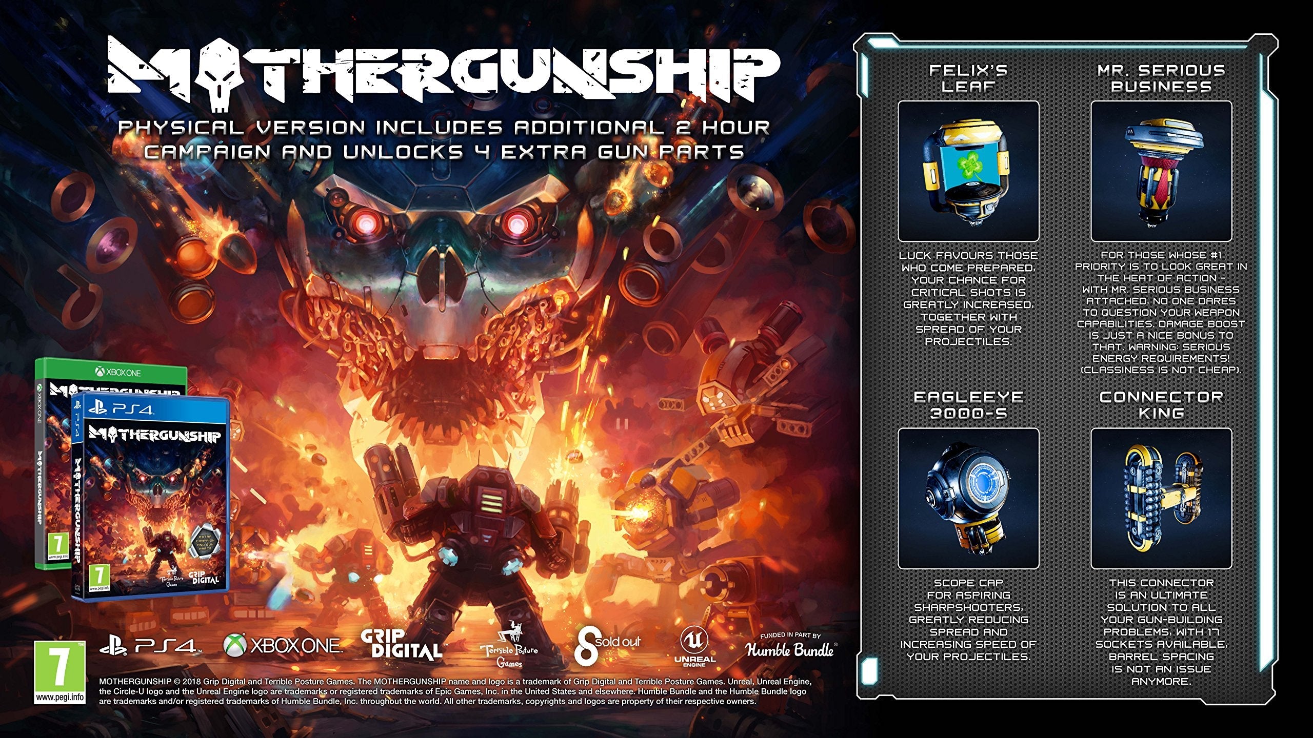 Mothergunship PS4 PlayStation 4 Italian Language PEGI - Like New