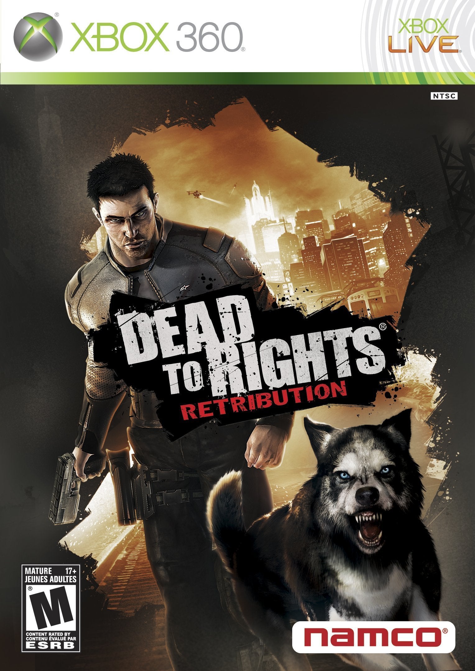 Dead to Rights Retribution Xbox 360 AD Complete CIB - Very Good