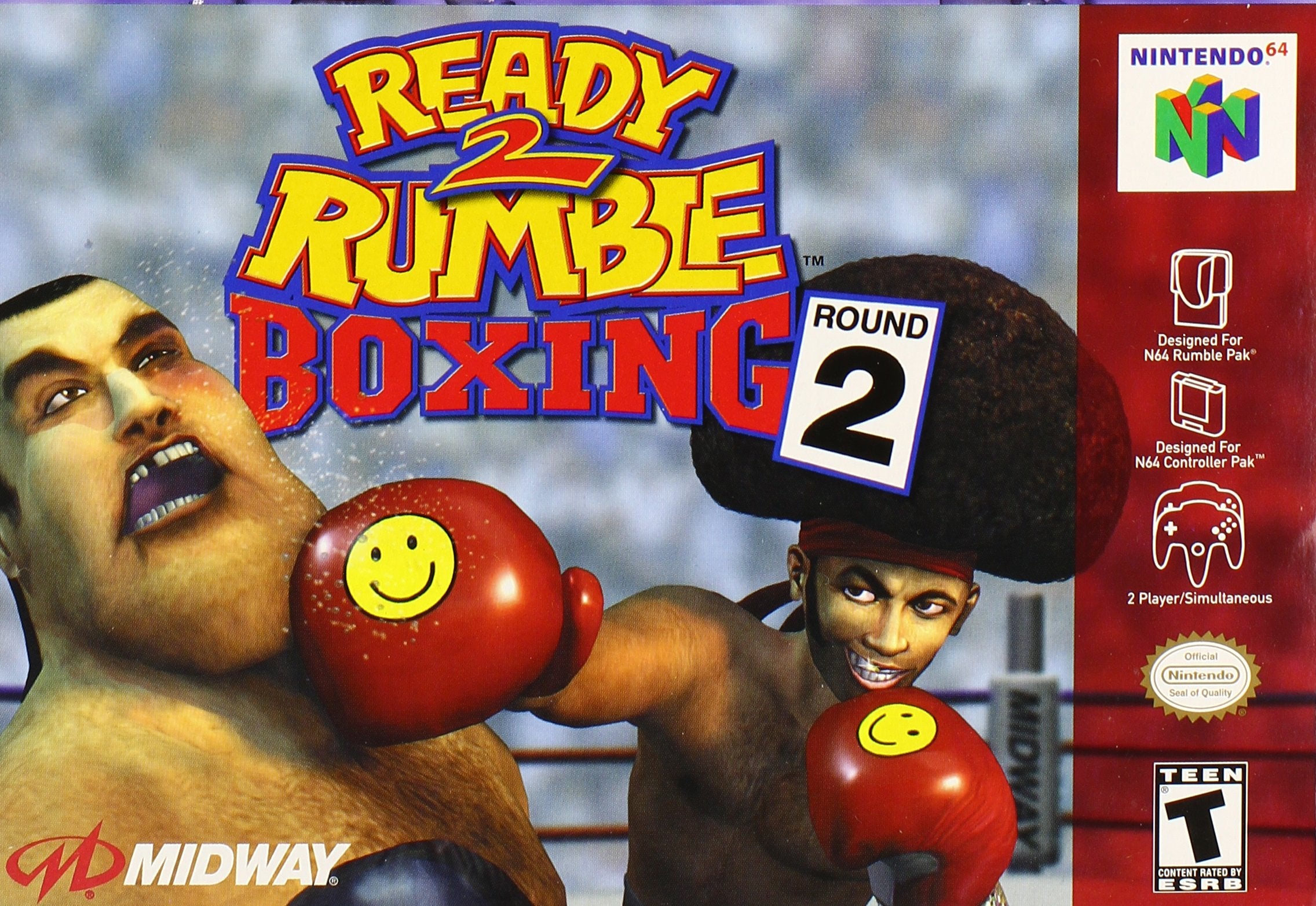 Ready 2 Rumble Boxing Round 2 N64 Nintendo 64 - Refurbished