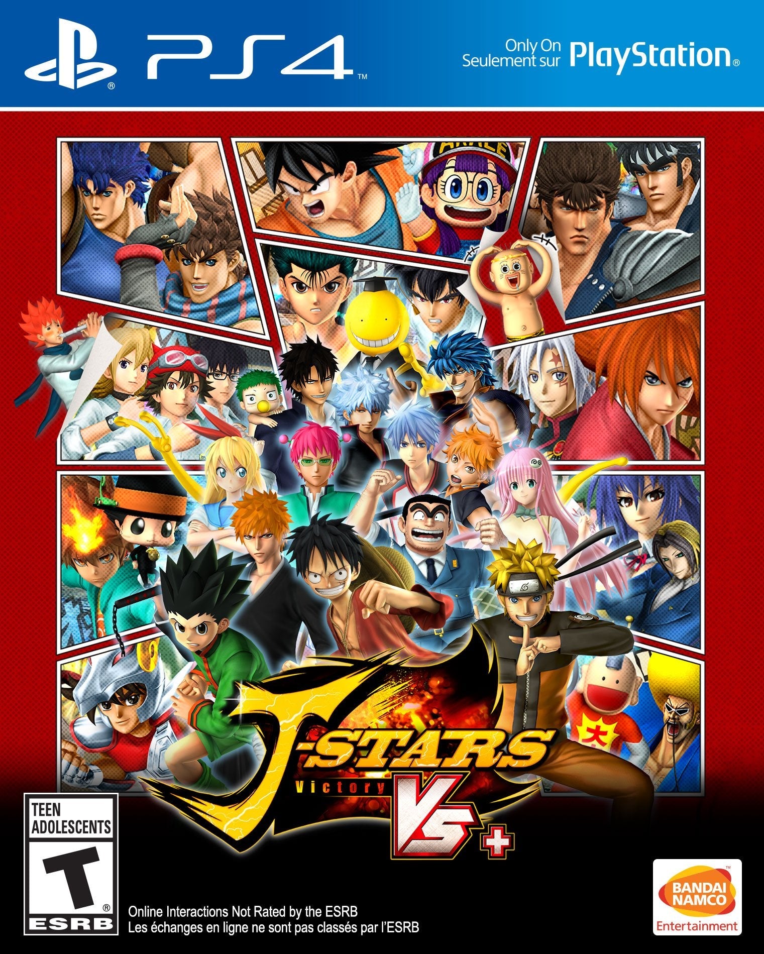 J-Stars Victory Vs+ - PlayStation 4 PS4 Disc Only Authentic / Tested - Very Good