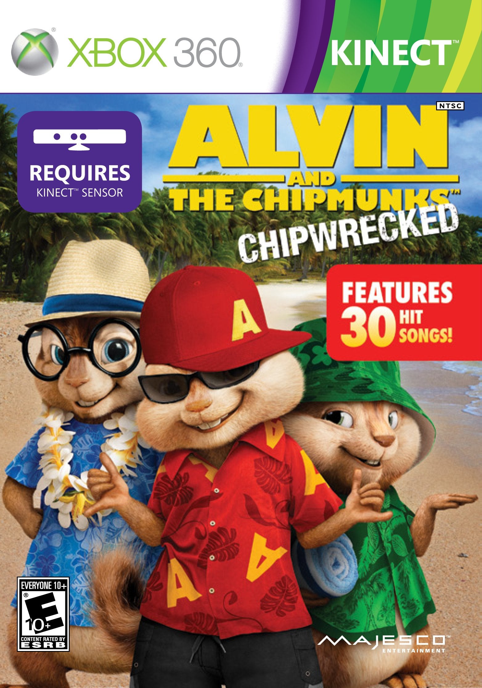 Alvin and the Chipmunks Chipwrecked Xbox 360 - Like New