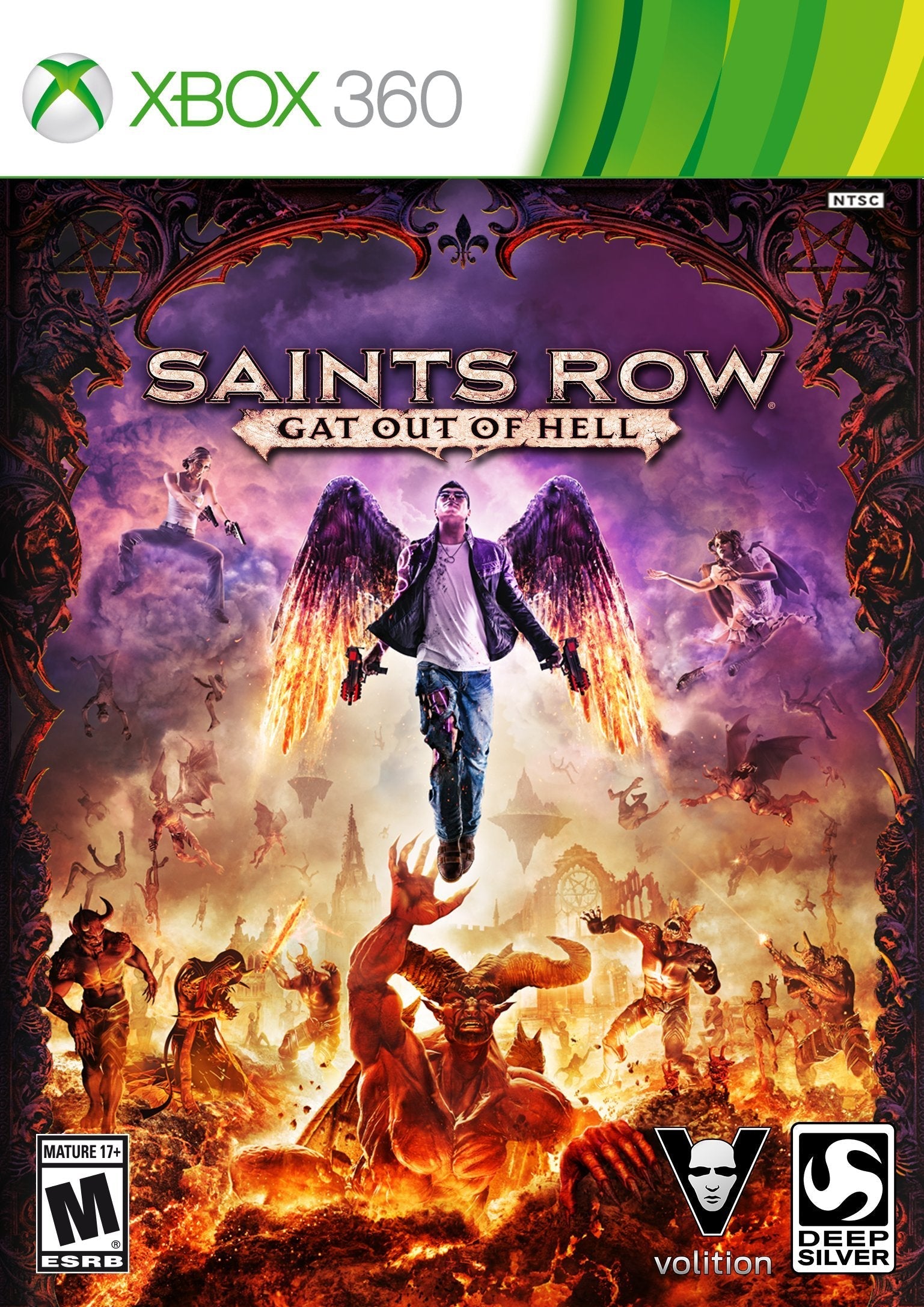 Saints Row Gat out of Hell First Edition Xbox 360 DD Complete CIB - Very Good