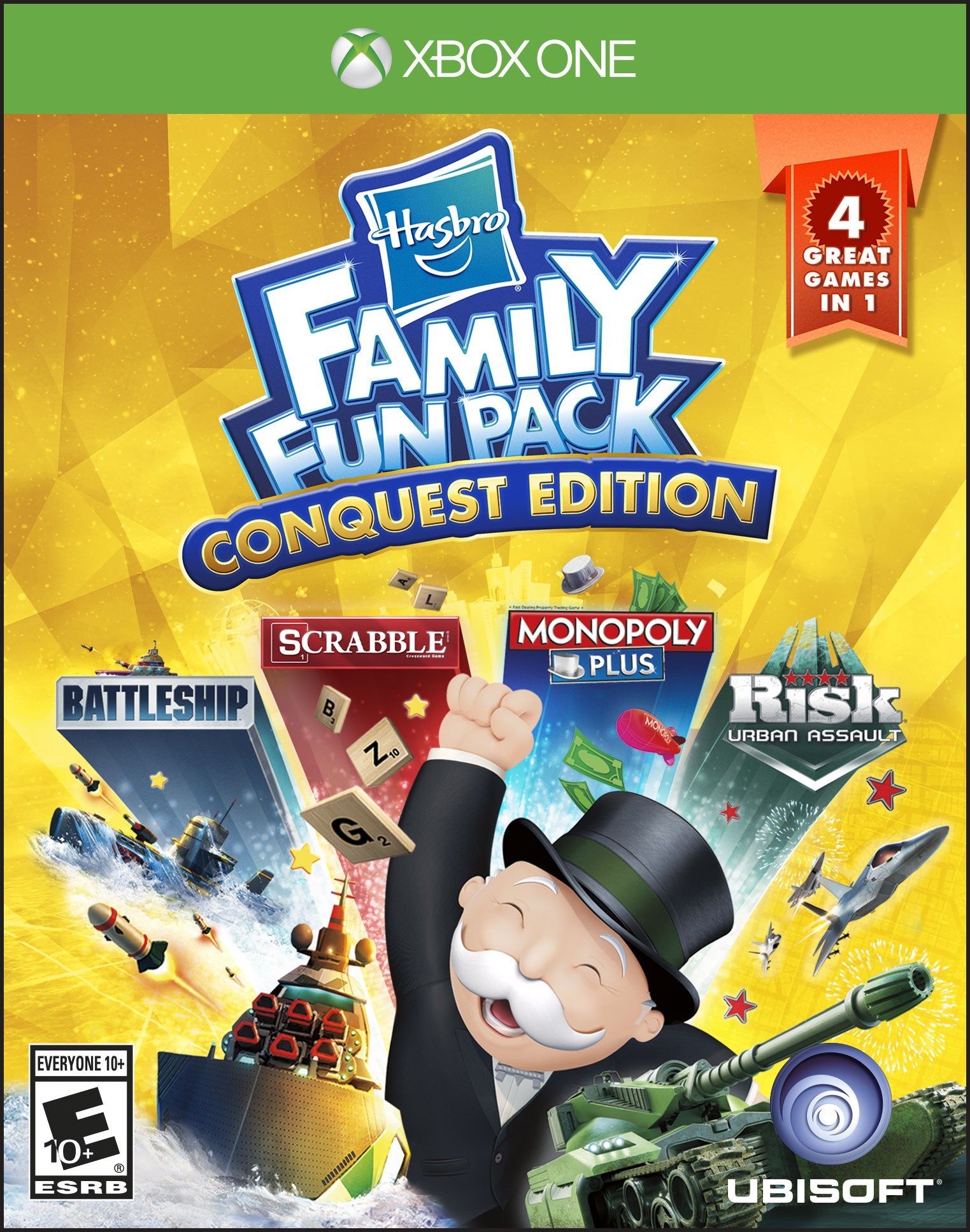 Hasbro Family Fun Pack Conquest Edition Xbox One Complete - Excellent
